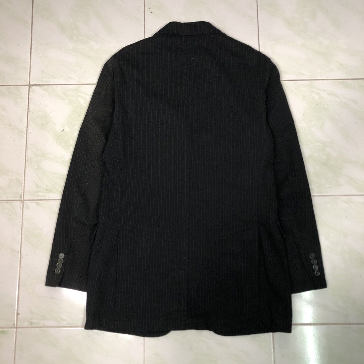 Issey Miyake 💥VINTAGE HICKORY CHORE JACKET SABI SABI STRIPED Size 46R - 2 Thumbnail