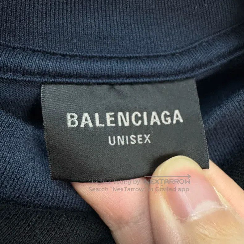 Balenciaga Balenciaga Embroidered Letter Fake Two-Piece Hoodie Size US S / EU 44-46 / 1 - 5 Thumbnail