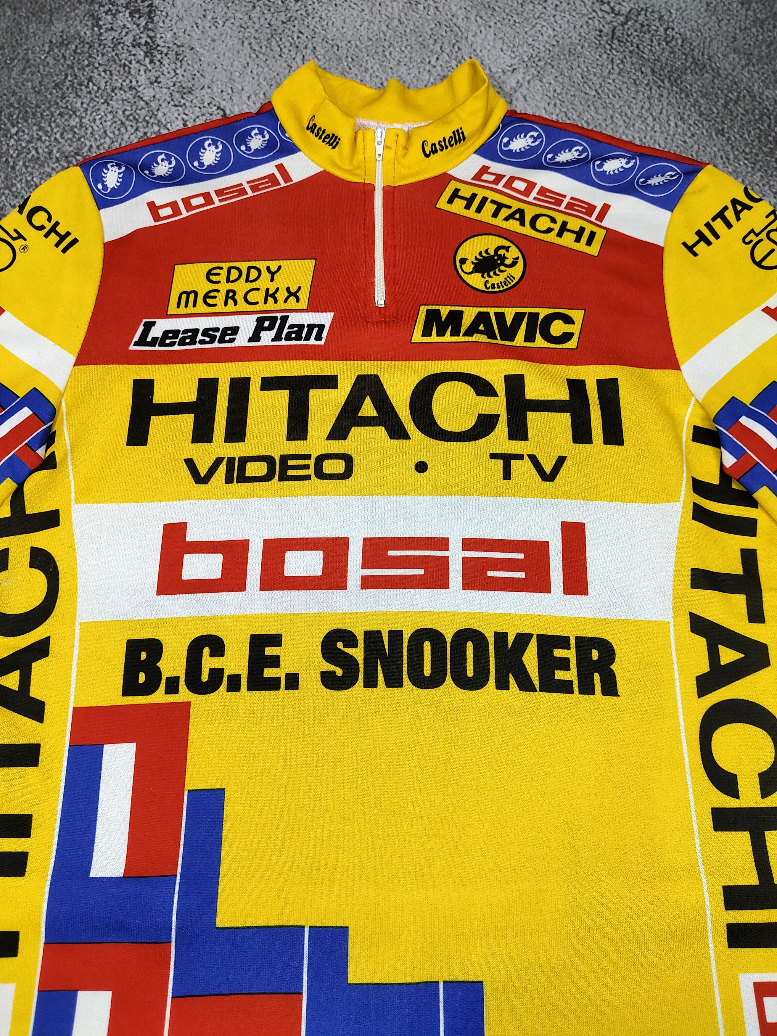 Vintage 90s Castelli🇮🇹Eddy Merckx Team Racing Tour Cycling Jersey Size US M / EU 48-50 / 2 - 2 Thumbnail