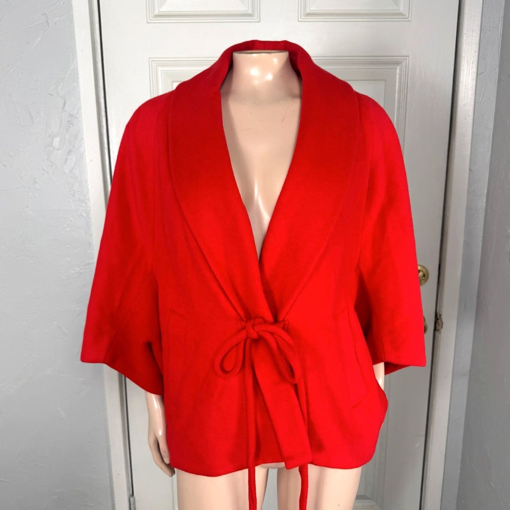 Anthropologie Anthropologie Cartonnier Women's Into The Woods Fleece Poncho Jacket Medium Size M / US 6-8 / IT 42-44 - 2 Thumbnail