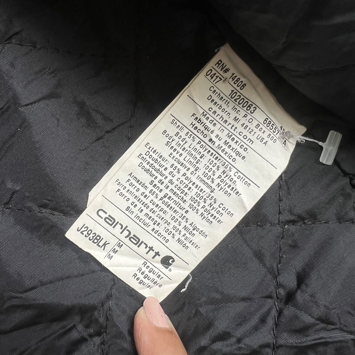Carhartt × Vintage Vintage Carhartt Detroit Style Black Jacket Size US S / EU 44-46 / 1 - 4 Thumbnail