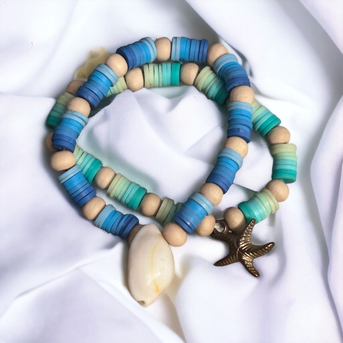 Other Beachy Heishi bead stretch bracelets Size ONE SIZE - 1 Thumbnail