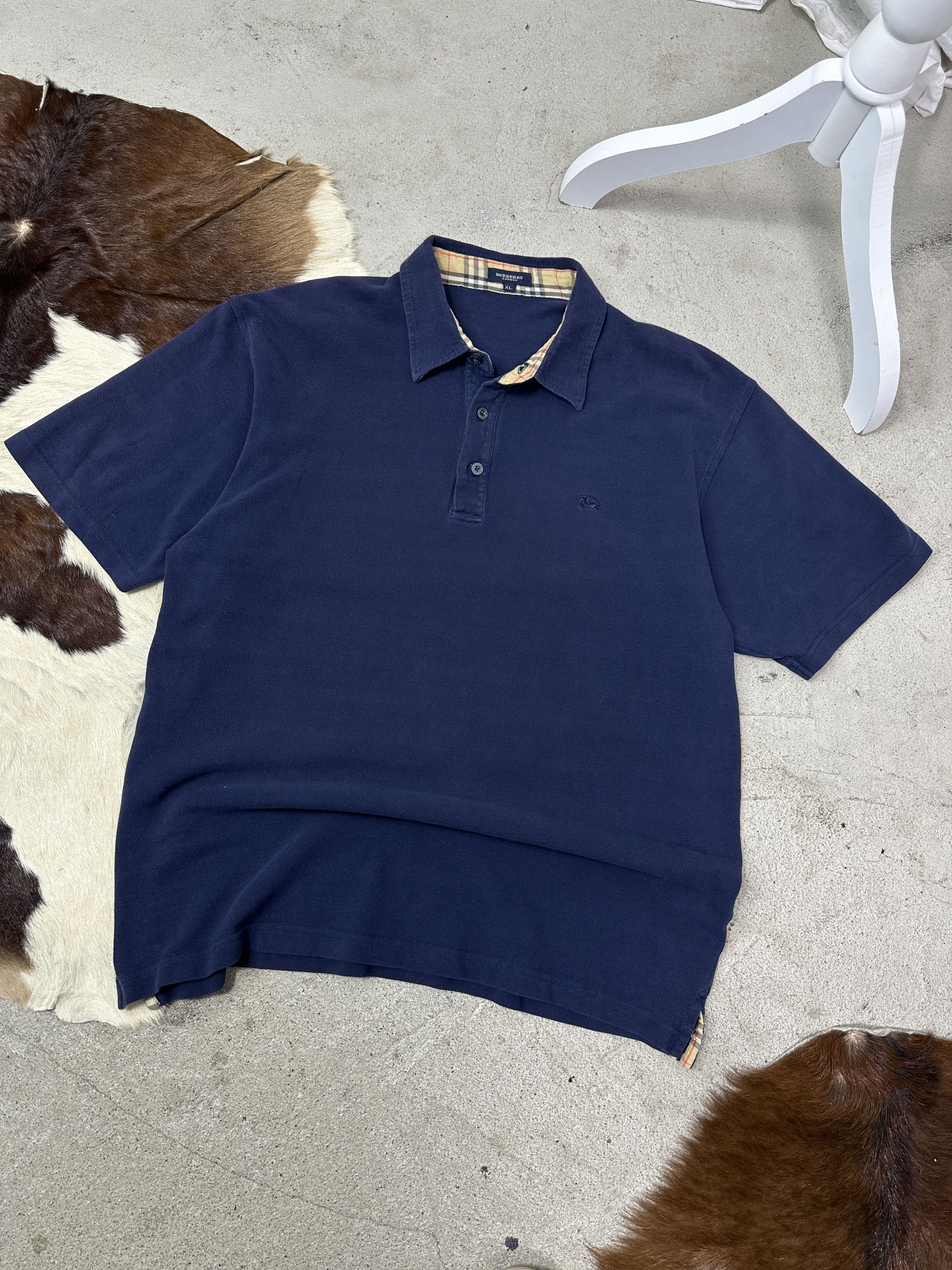 Burberry Vintage Streetwear Sporty Burberry Polo T-shirt Y2K Size US XL / EU 56 / 4 - 1 Thumbnail