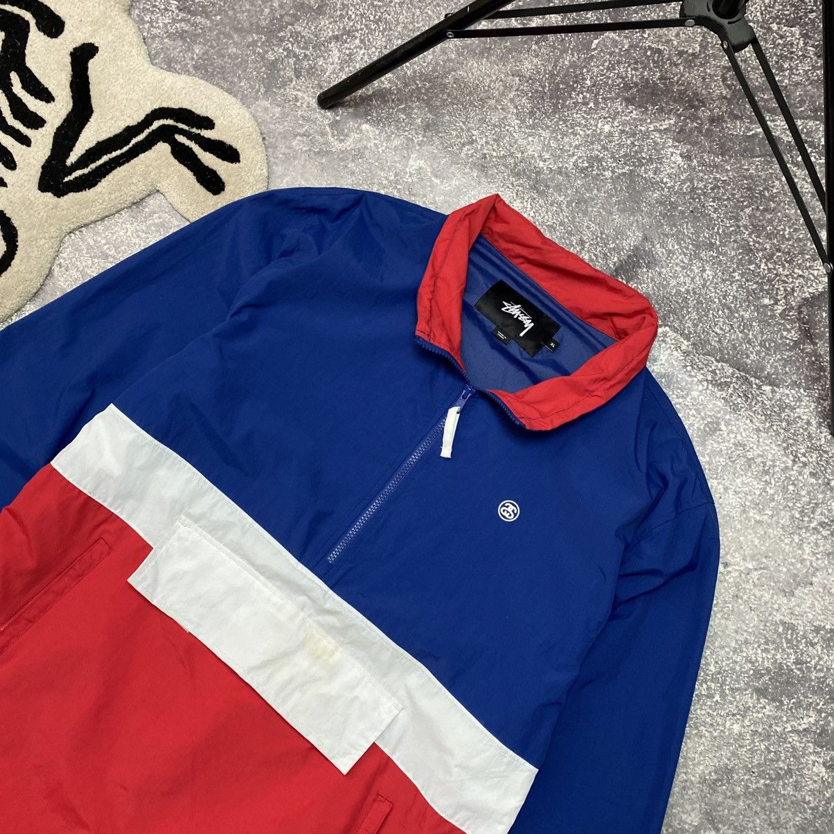 Stussy Luxury Stussy Small Logo y2k anorak rare light nylon jacket Size US XL / EU 56 / 4 - 2 Thumbnail