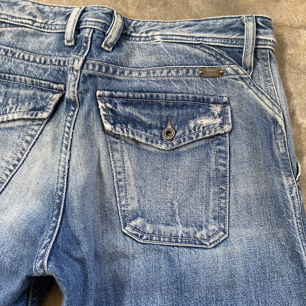 Diesel Diesel Fatigue Ripped Jeans Size US 30 / EU 46 - 12 Thumbnail