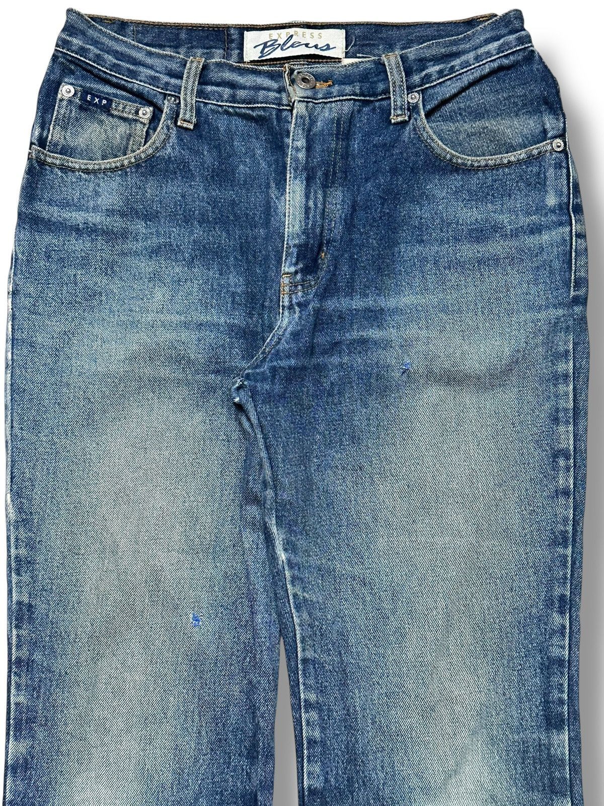 Express Express Vintage With Straight Loose Style and Faded Wash Size US 31 - 4 Thumbnail