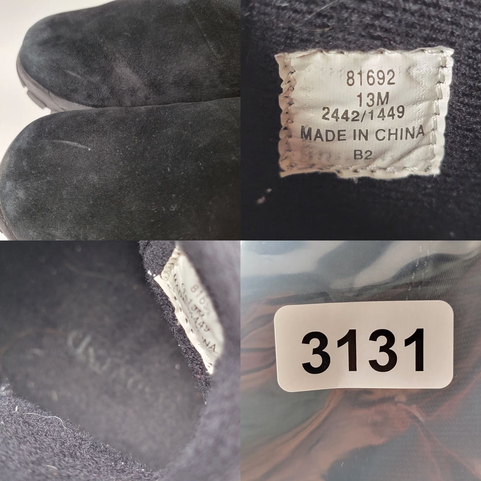 Lands' End VINTAGE Lands' End Dark Black Suede Pull-On Ankle Boots Men Size 13 Black Suede Leather Upper Men Ankle Boots 79246 Size US 13 / EU 46 - 9 Thumbnail