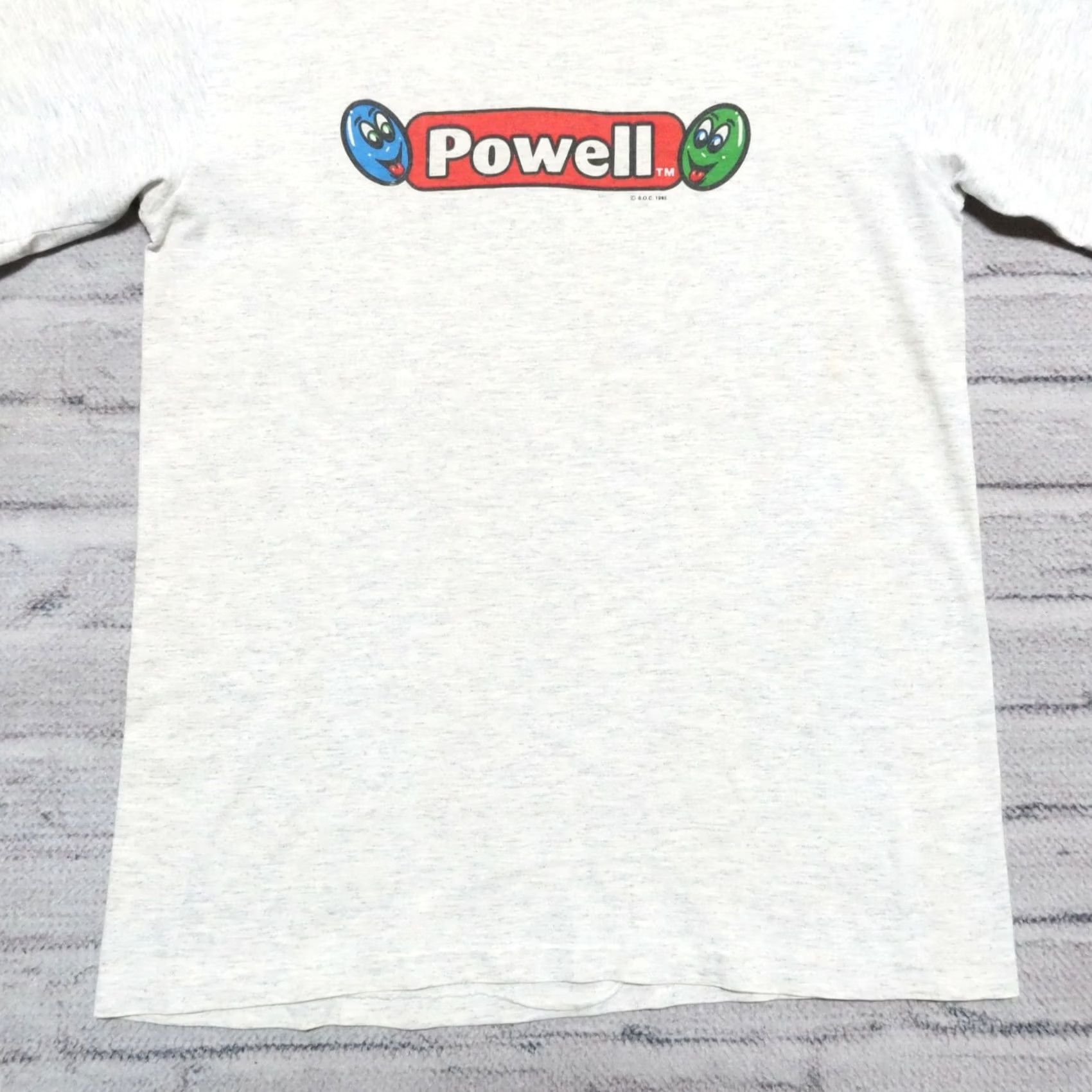 Powell Peralta VINTAGE Powell Peralta Skateboards Shirt Mens Adult Medium Heather Grey 1995 90s Tshirt Size US M / EU 48-50 / 2 - 3 Thumbnail