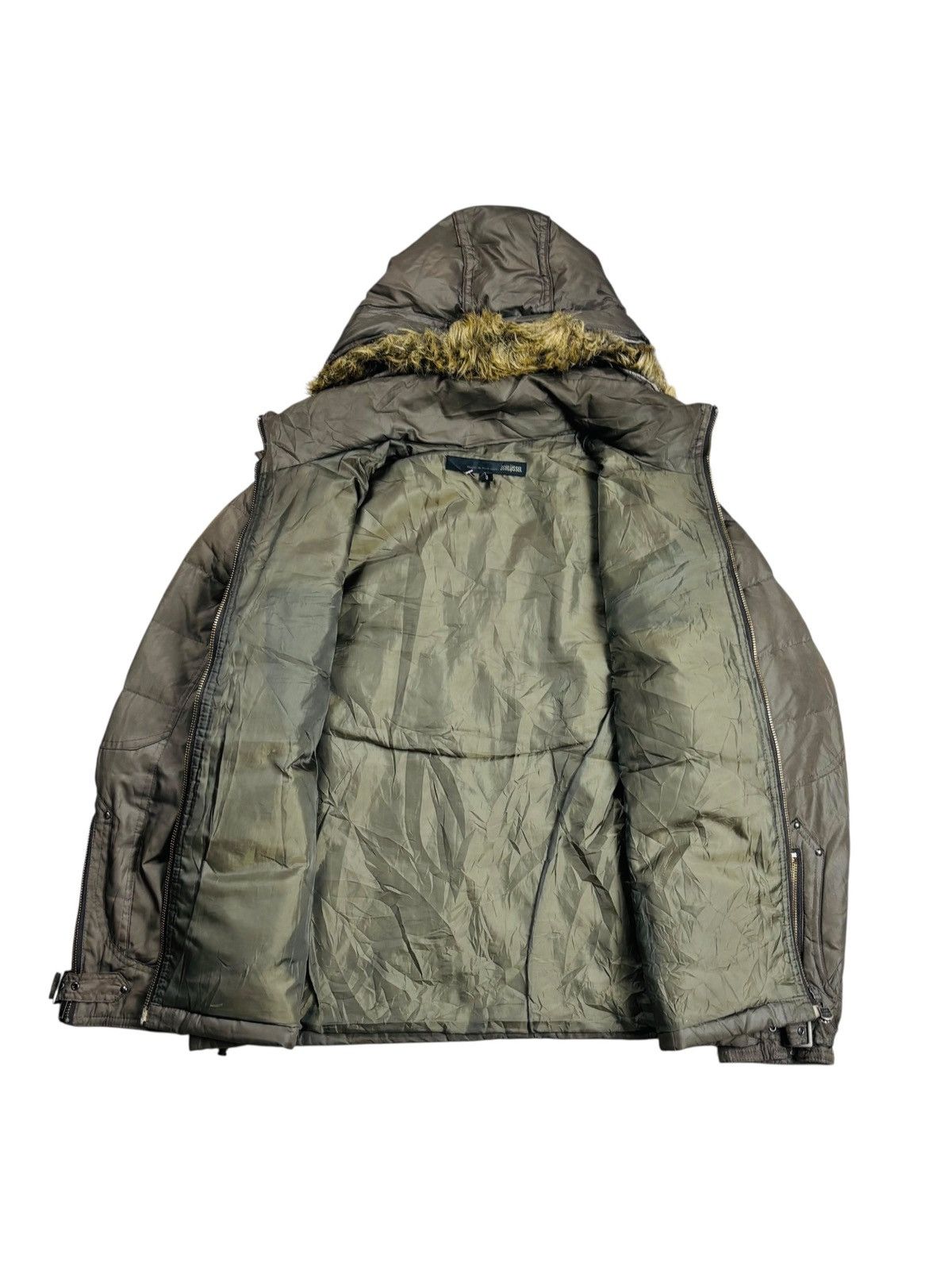 Shellac 2000s Schlussel - Fur Hoodie Biker Jacket Size US M / EU 48-50 / 2 - 2 Thumbnail