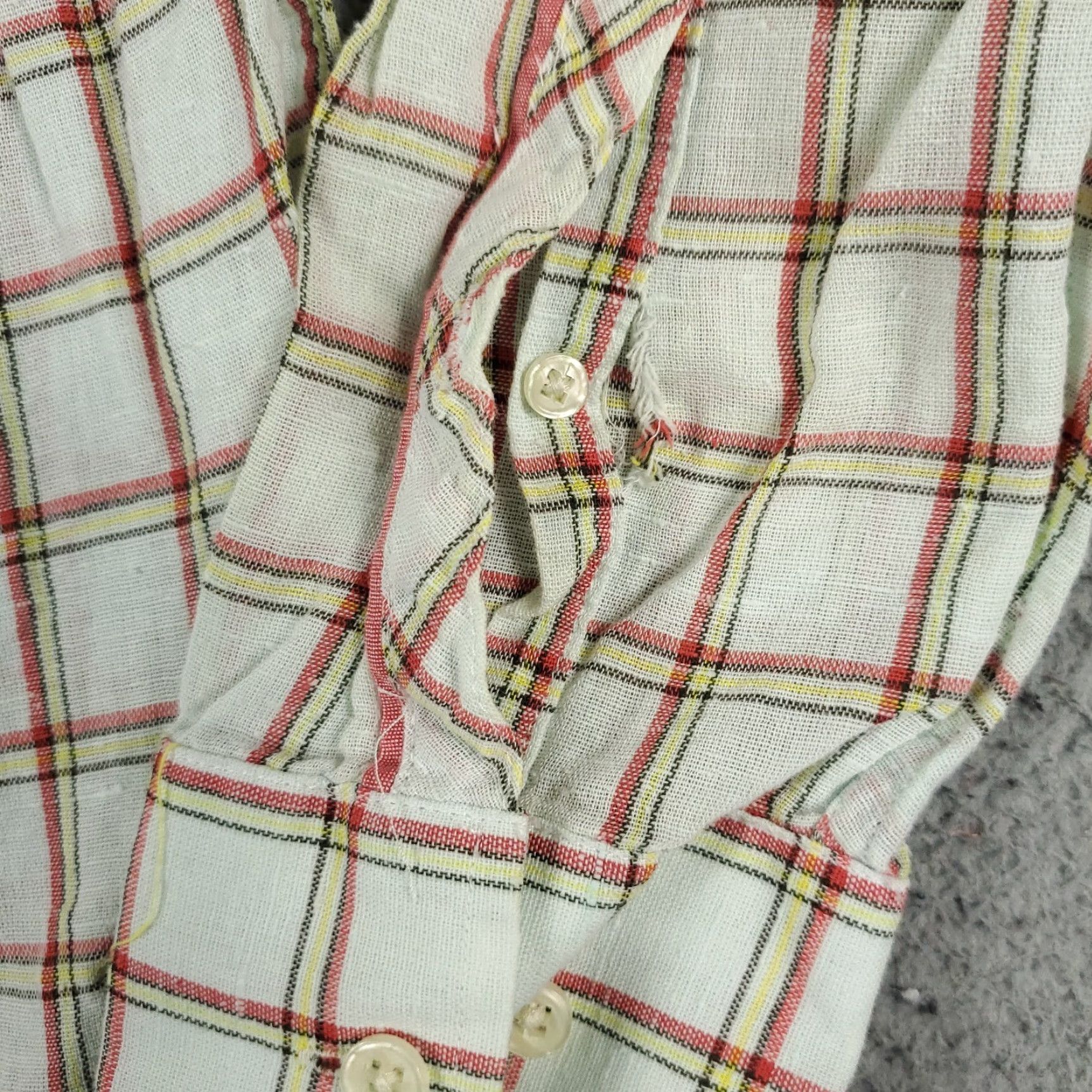Original Penguin Original Penguin Shirt Mens Small Multicolor Plaid Knit Button-Up Long Sleeve Classic Preppy Mens Size US S / EU 44-46 / 1 - 4 Thumbnail