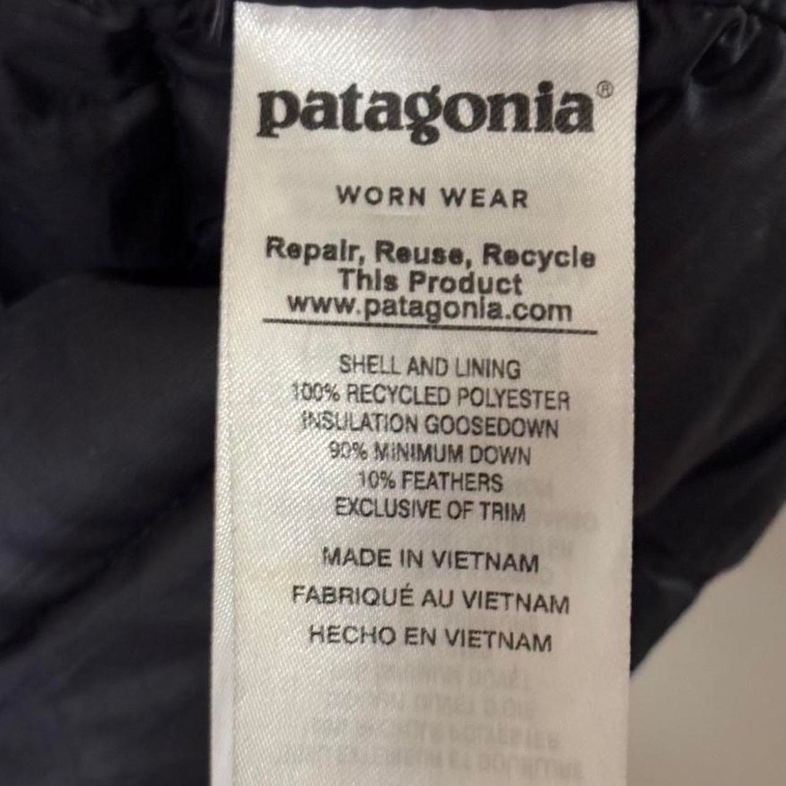Patagonia Patagonia Men’s Black Down Fill Puffer Sweater Vest Size L Size US L / EU 52-54 / 3 - 5 Thumbnail