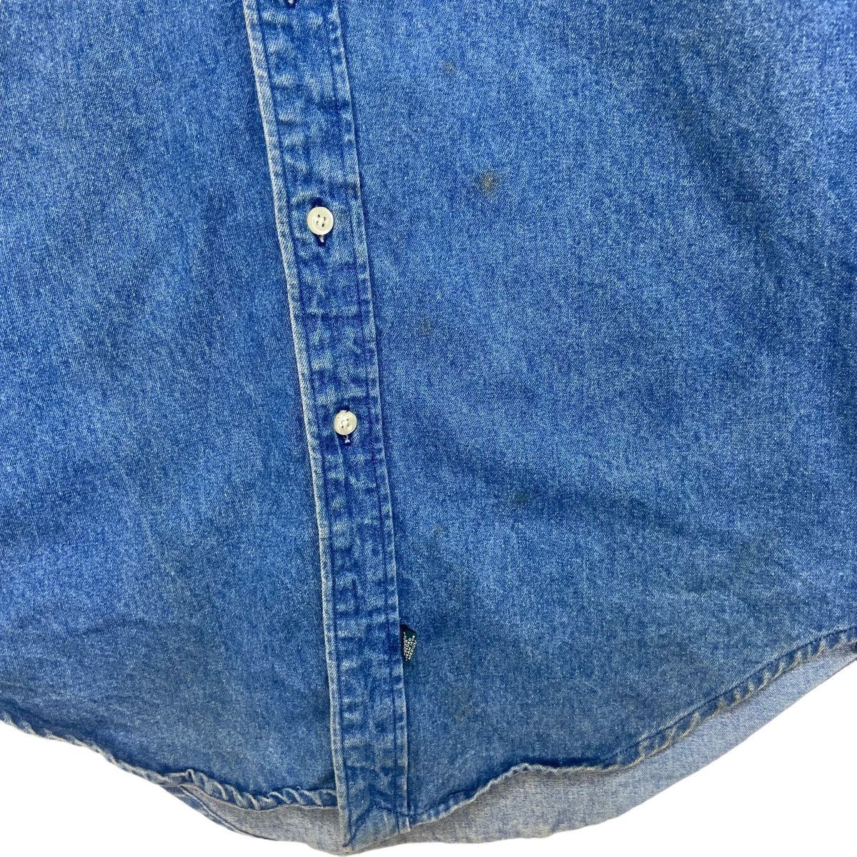 Polo Ralph Lauren × Ralph Lauren × Vintage Vintage Polo Country Ralph Lauren Reg US Pattern Denim Shirt Size US S / EU 44-46 / 1 - 18 Thumbnail
