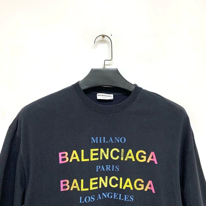 Balenciaga Balenciaga Black printed short sleeves Size US S / EU 44-46 / 1 - 3 Thumbnail