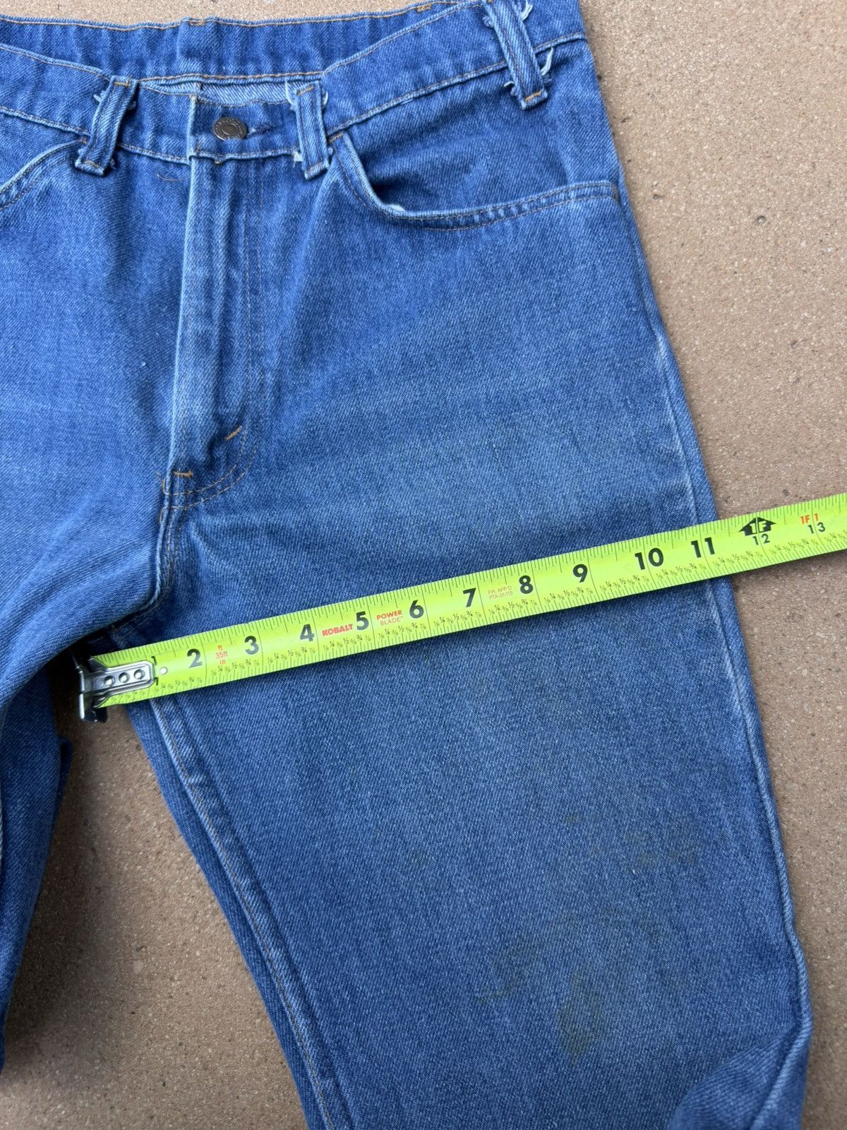Levi's Vtg 80’s Levi’s 646 Orange Tab Bellbottom Flare Jeans 31x32 Size US 31 - 13 Thumbnail