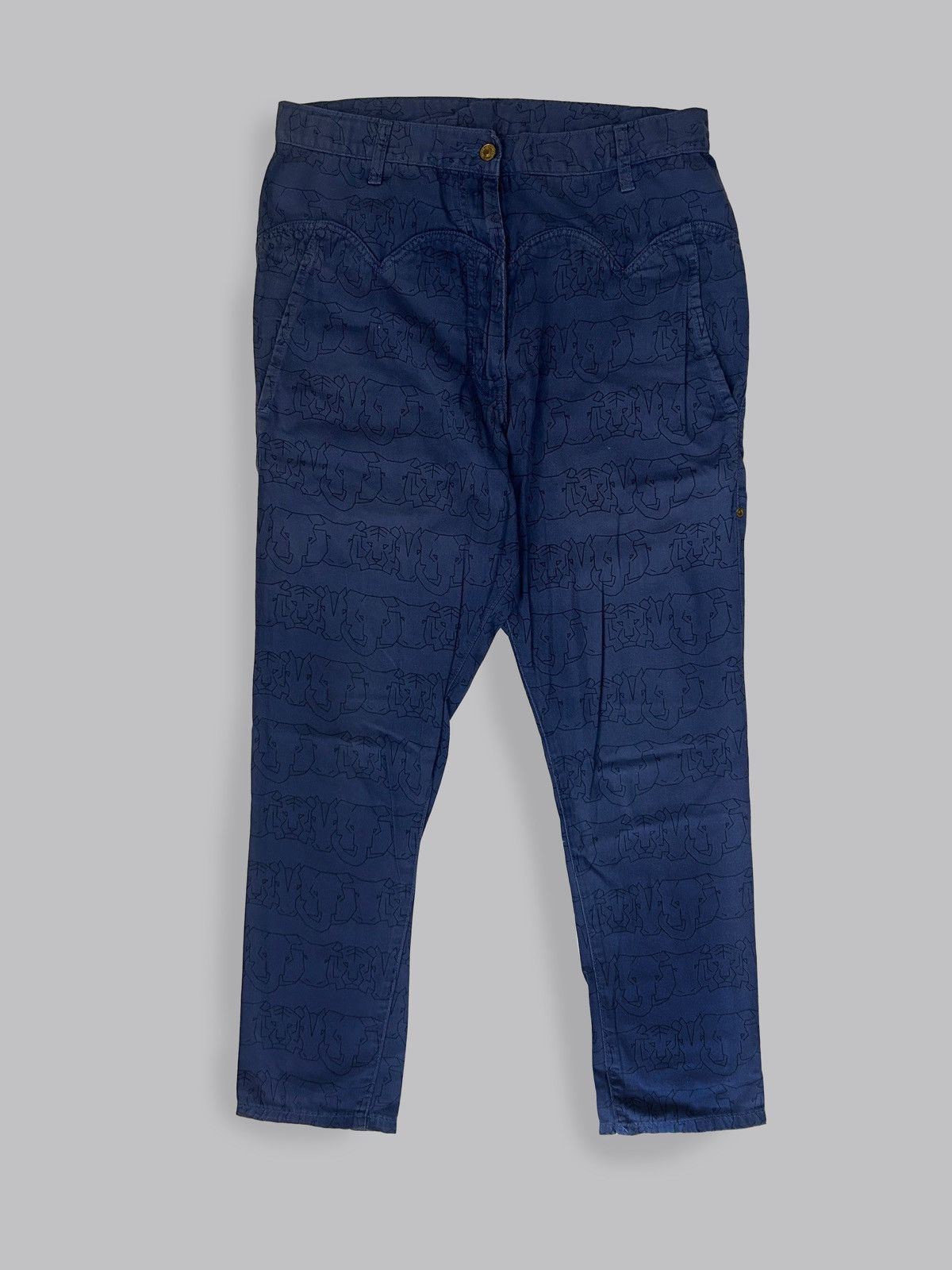 Issey Miyake Mercibeaucoup by Issey Miyake “Animal Wildlife” Pants Size US 32 / EU 48 - 1 Thumbnail