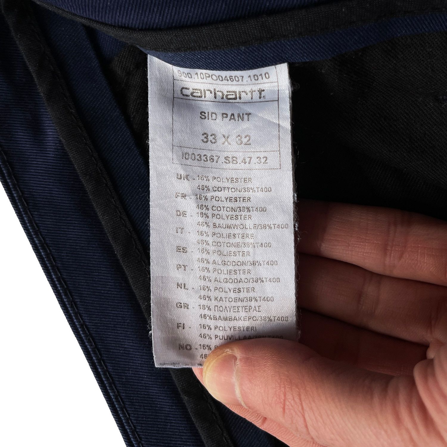 Carhartt Wip Sid Pant Dark Navy Size 31 Size US 31 - 5 Thumbnail