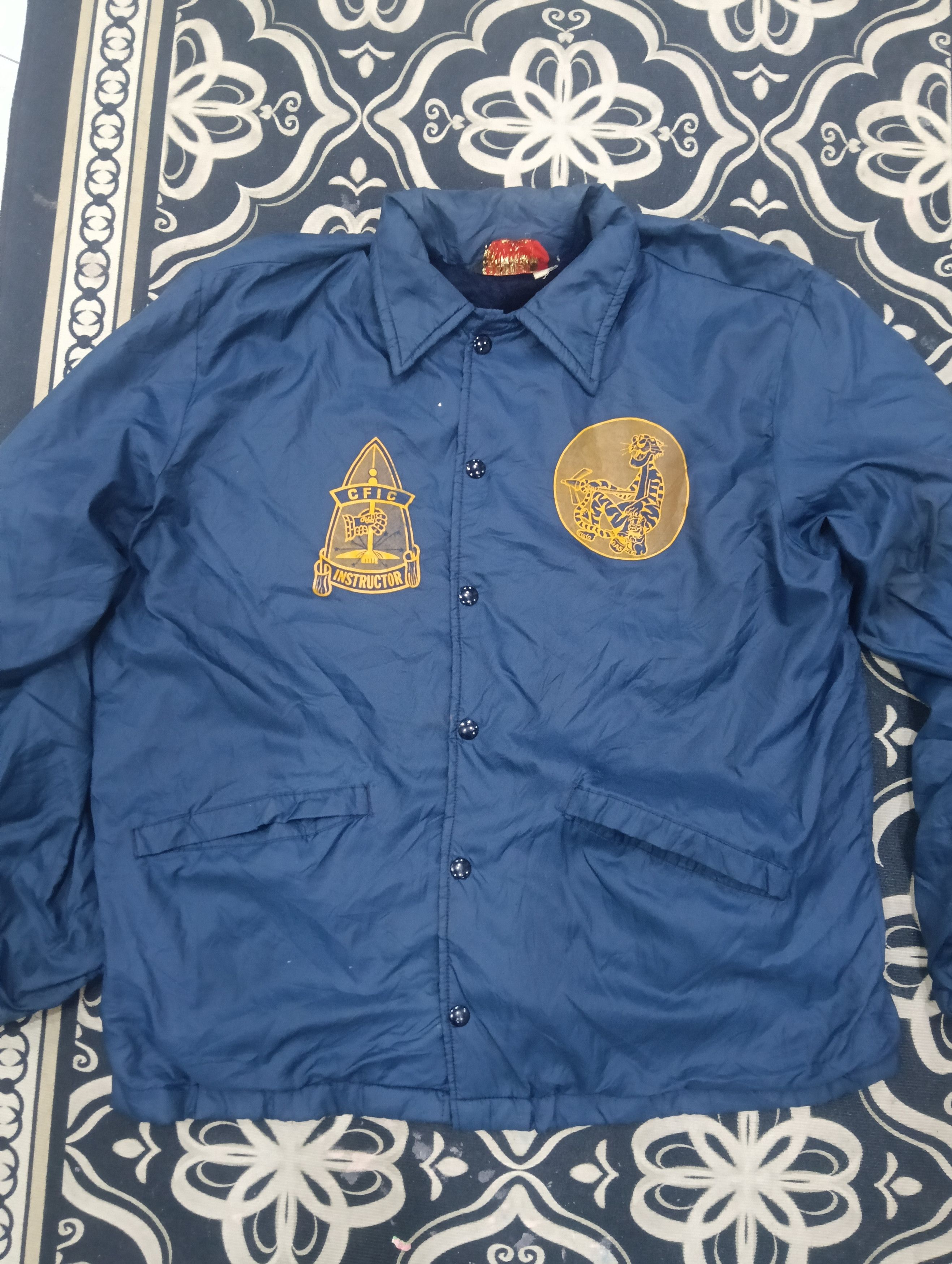 Aeronautica Militare Vintage 70s/80s USN Like Coach Jacket Size US XL / EU 56 / 4 - 2 Thumbnail