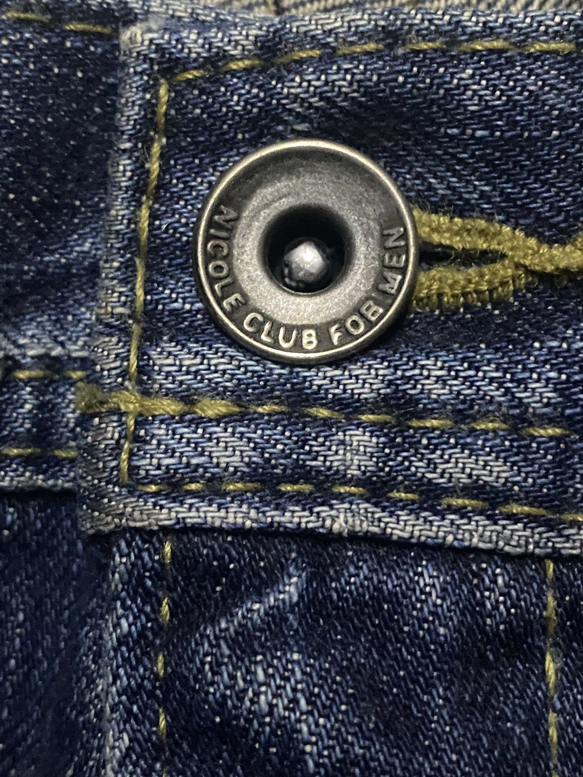 If Six Was Nine Vintage Nicole Club For Men Distressed BootCut Flare Jeans Size US 33 - 22 Thumbnail