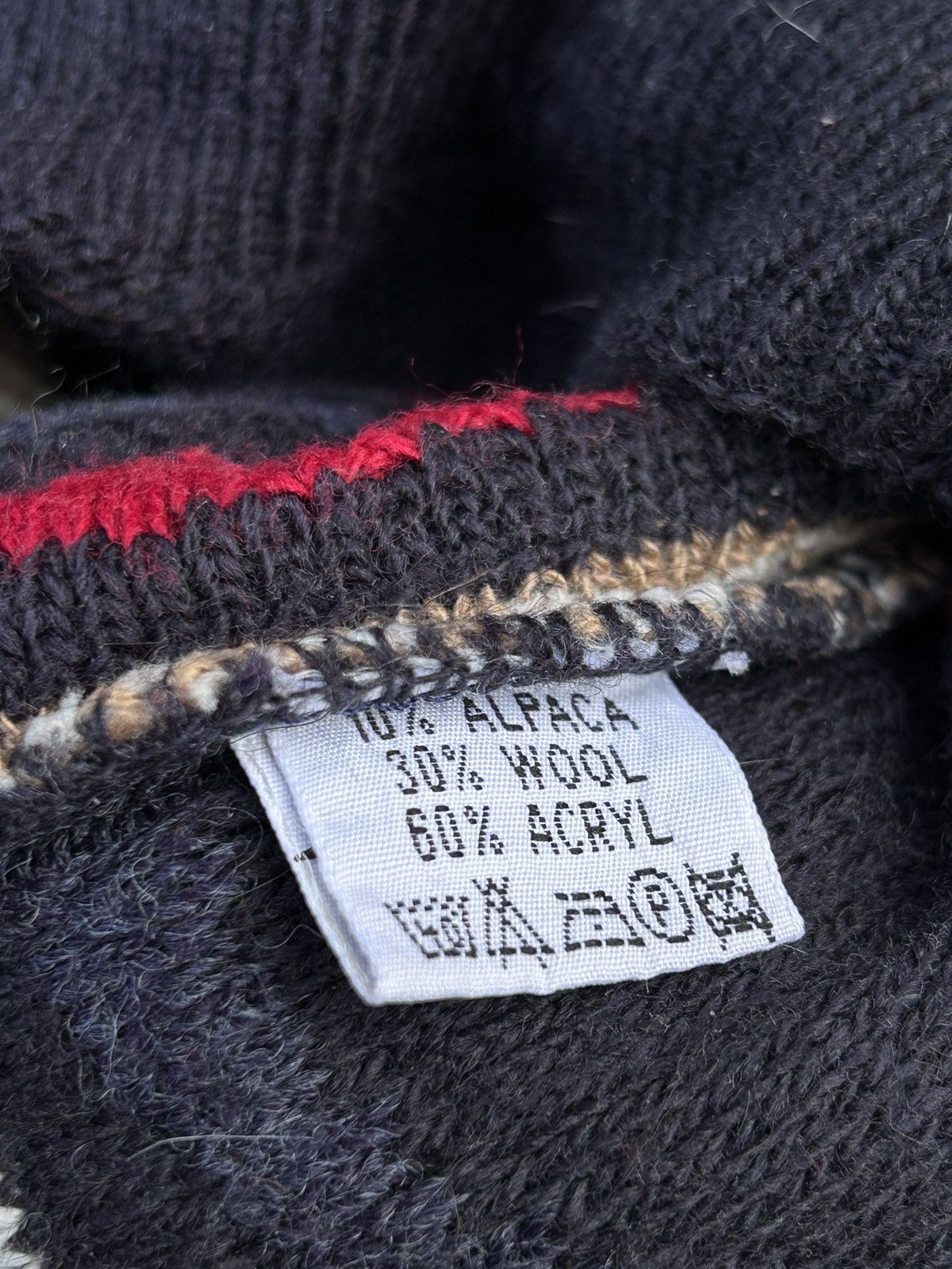 Vintage 90s Vintage Alpaca Coogi Style Wool Chunky Sweater Size US M / EU 48-50 / 2 - 9 Thumbnail