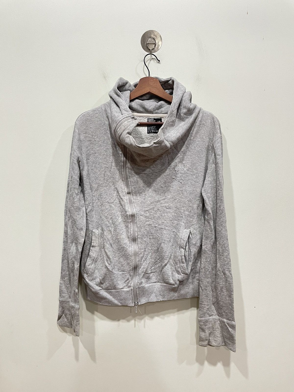 Designer × PPFM × Vintage PPFM Oblique Zipper Hoodies Size US M / EU 48-50 / 2 - 1 Thumbnail
