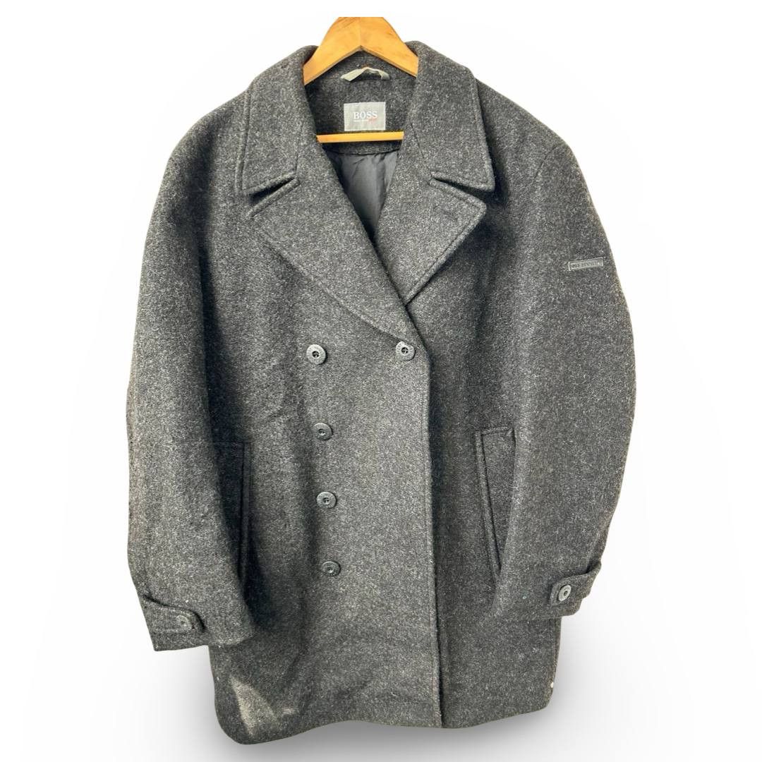 Hugo Boss Hugo Boss Pea Coat #1058 Size US L / EU 52-54 / 3 - 1 Thumbnail