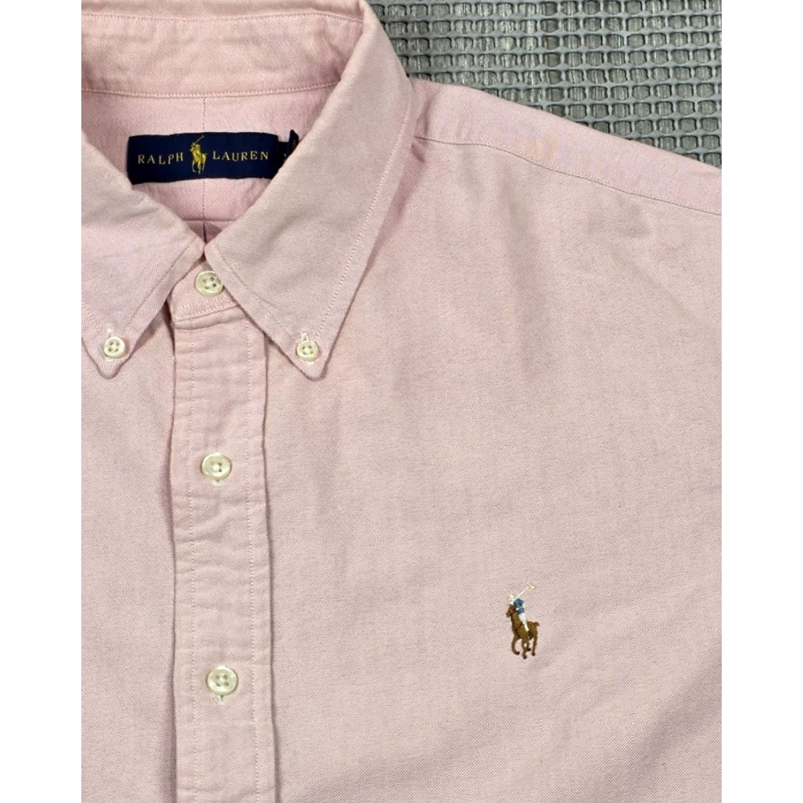 Polo Ralph Lauren Polo Ralph Lauren Shirt XL Pink Button Up Oxford Long Sleeve Iconic Mens Size US XL / EU 56 / 4 - 3 Thumbnail