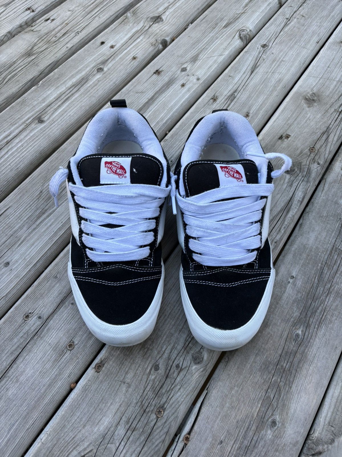 Vans Vans Knu Skool [Black/White] Size US 9 / EU 42 - 3 Thumbnail