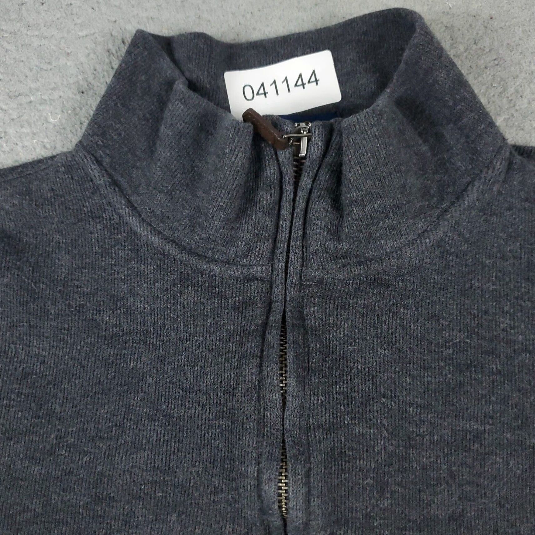 Ralph Lauren Ralph Lauren Mens Medium Gray Pony Sweater 1/4 Zip Up Pullover Sweatshirt Size US M / EU 48-50 / 2 - 3 Thumbnail
