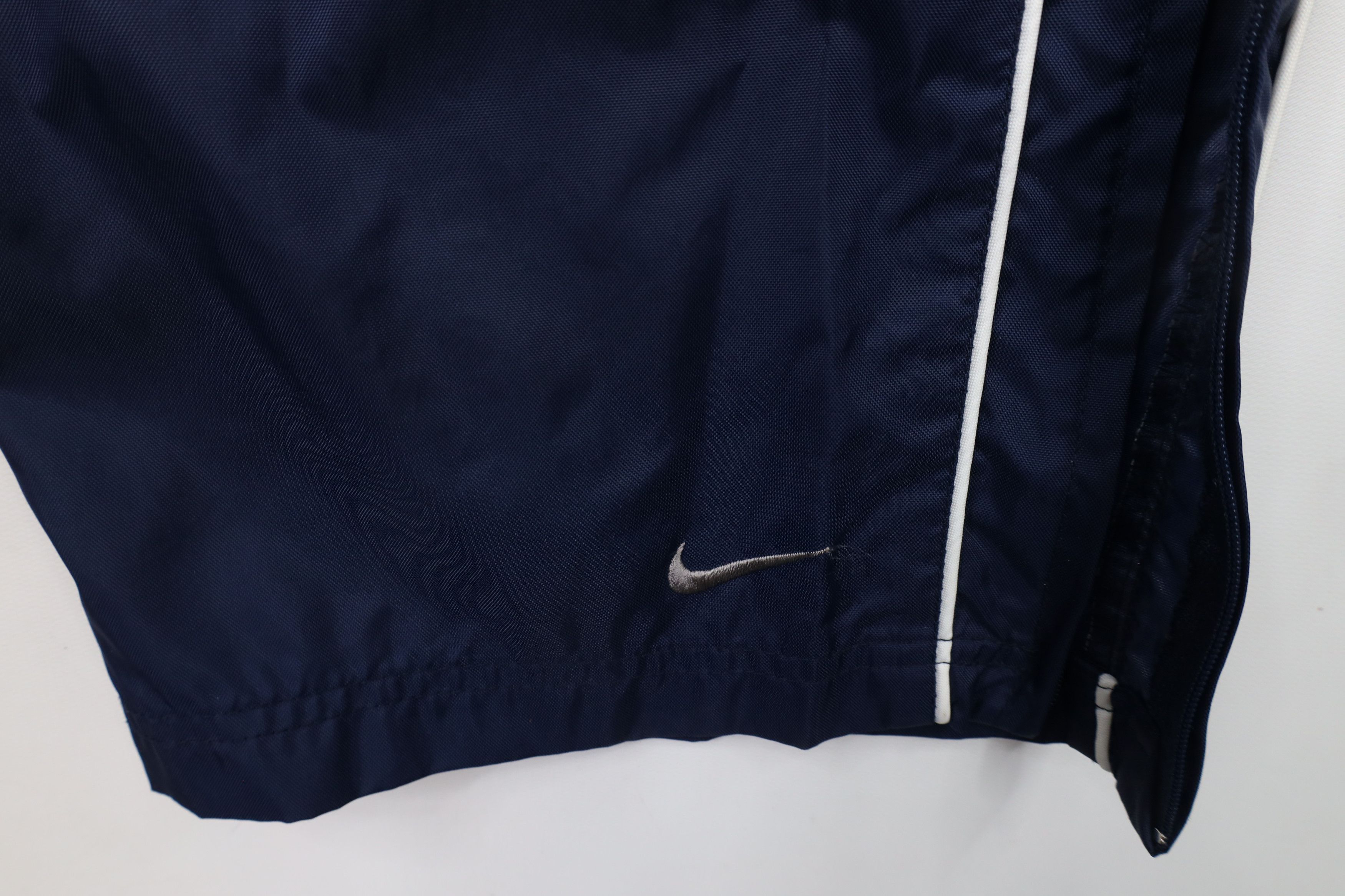 Nike × Vintage Vintage Nike Travis Scott Mini Swoosh Wide Leg Pants Blue Size US 36 / EU 52 - 5 Thumbnail