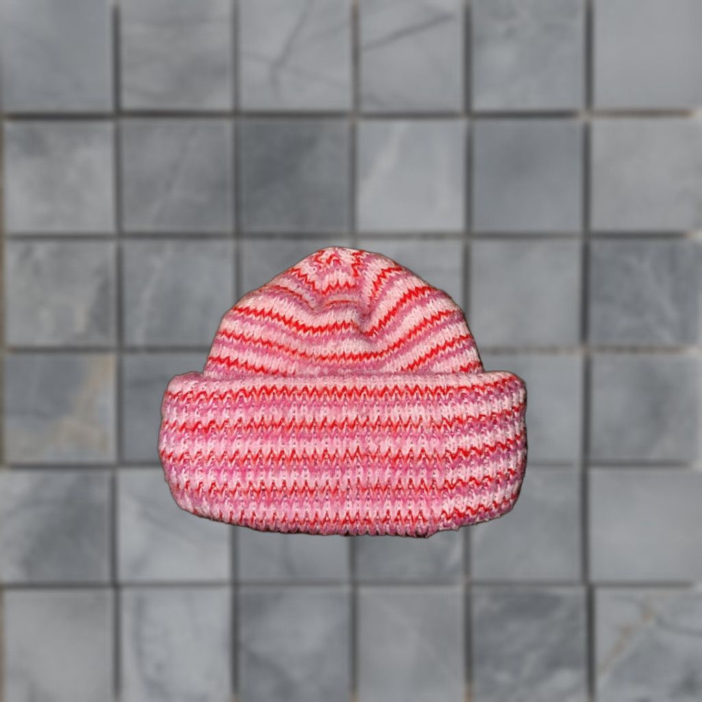 Pinko VINTAGE Thick Knitted Beanie Pink Size ONE SIZE - 1 Preview