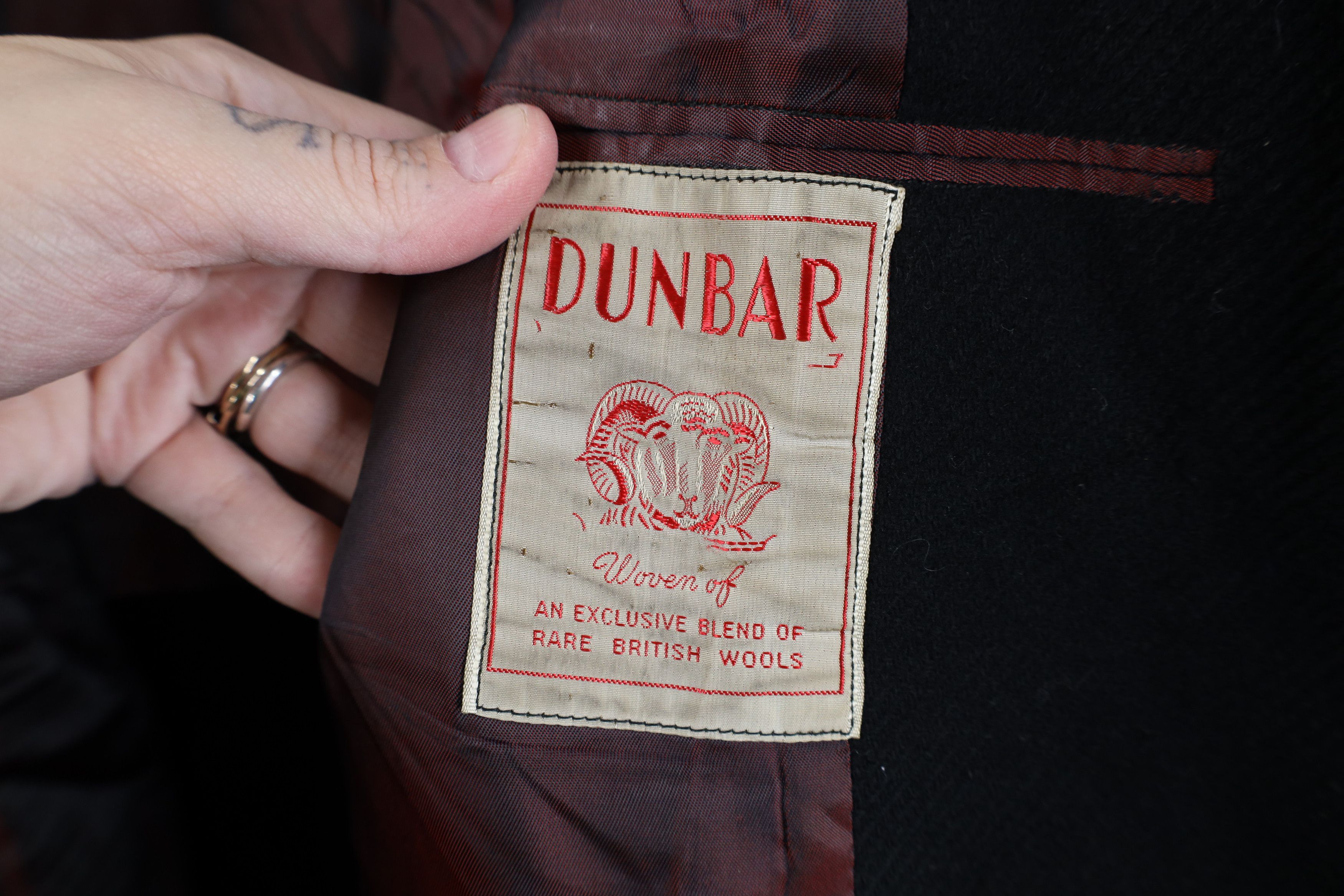 Vintage Vintage 50s Rockabilly Whipcord Trench Coat Overcoat Jacket Size US L / EU 52-54 / 3 - 12 Thumbnail