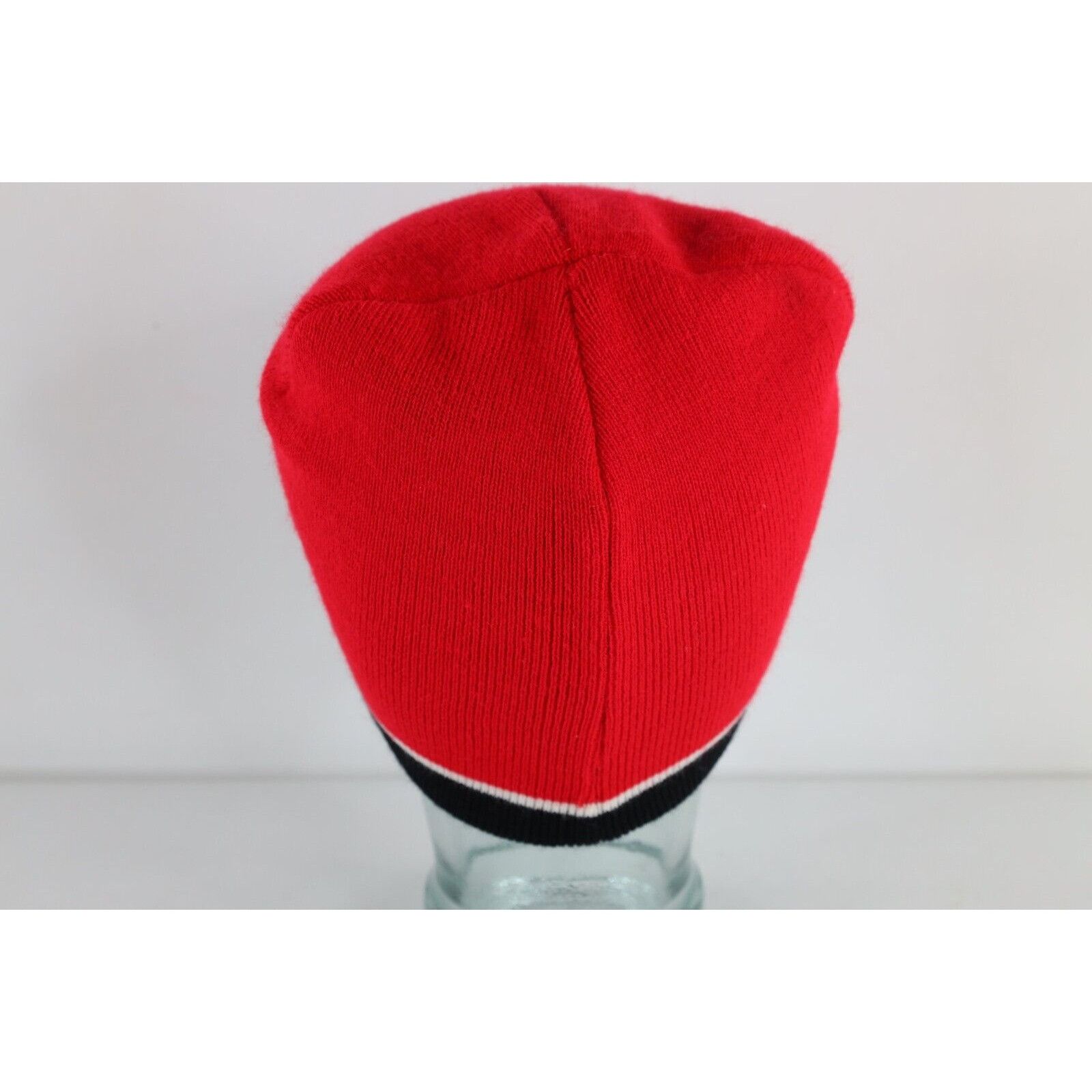 Vintage Vintage 90s Detroit Red Wings Hockey Knit Winter Beanie Hat Size ONE SIZE - 5 Thumbnail