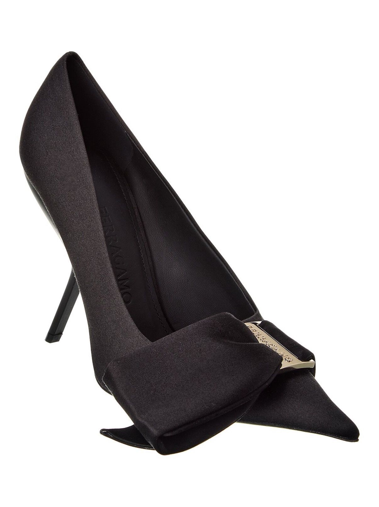 Salvatore Ferragamo Erica X5 Satin Pump Size US 7 / IT 37 - 1 Thumbnail