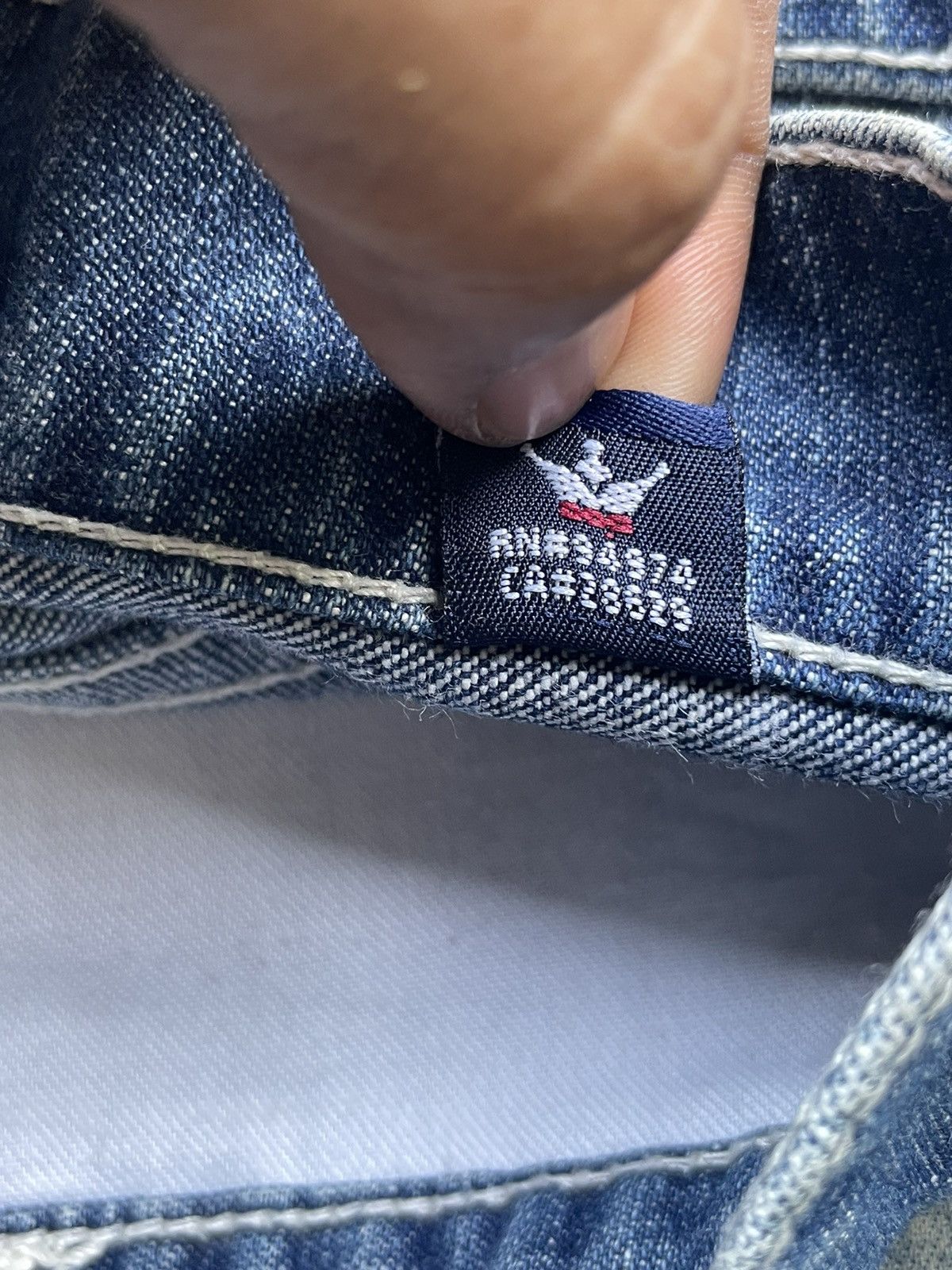 Stussy Vintage Stussy Works Distresed Denim Size US 33 - 19 Thumbnail