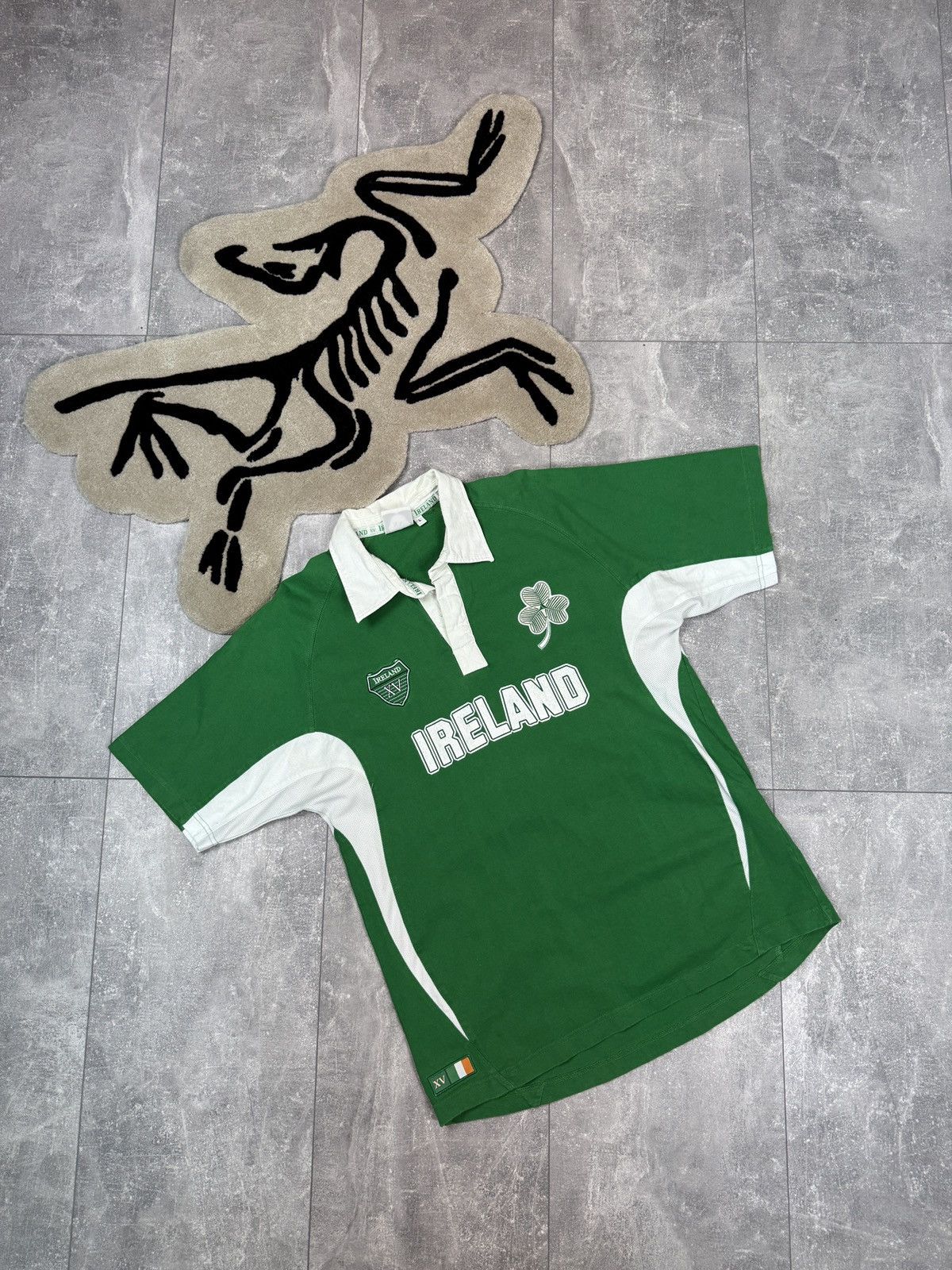 Vintage Mens Vintage Ireland Rugby polos T-shirt tee Size US L / EU 52-54 / 3 - 1 Thumbnail