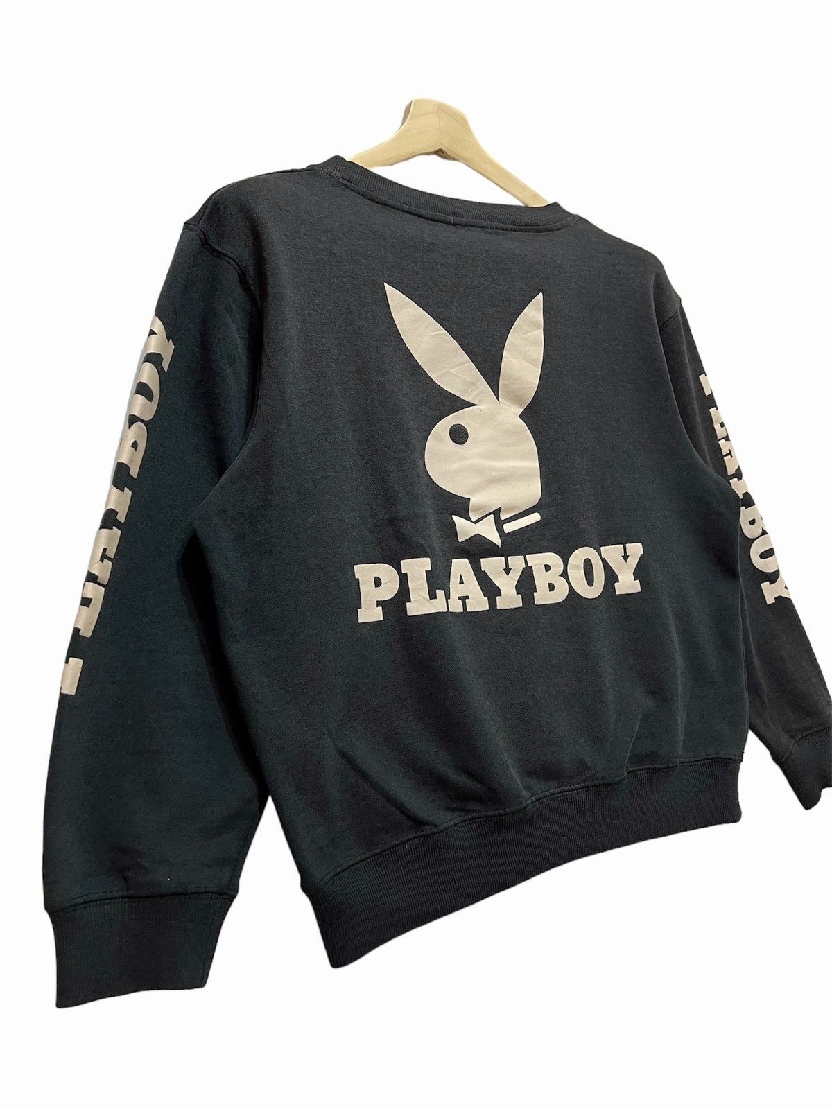 Playboy × Vintage Vintage 90s PLAYBOY Big Logo Crewneck Sweatshirt Size L Size US L / EU 52-54 / 3 - 12 Thumbnail