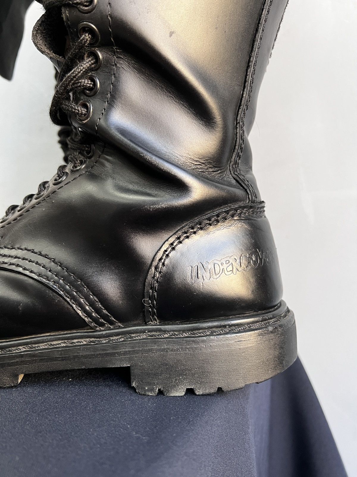 Undercover Undercover Leather Black Boots High Dirk Bikkembergs Style Size US 7 / EU 40 - 7 Thumbnail