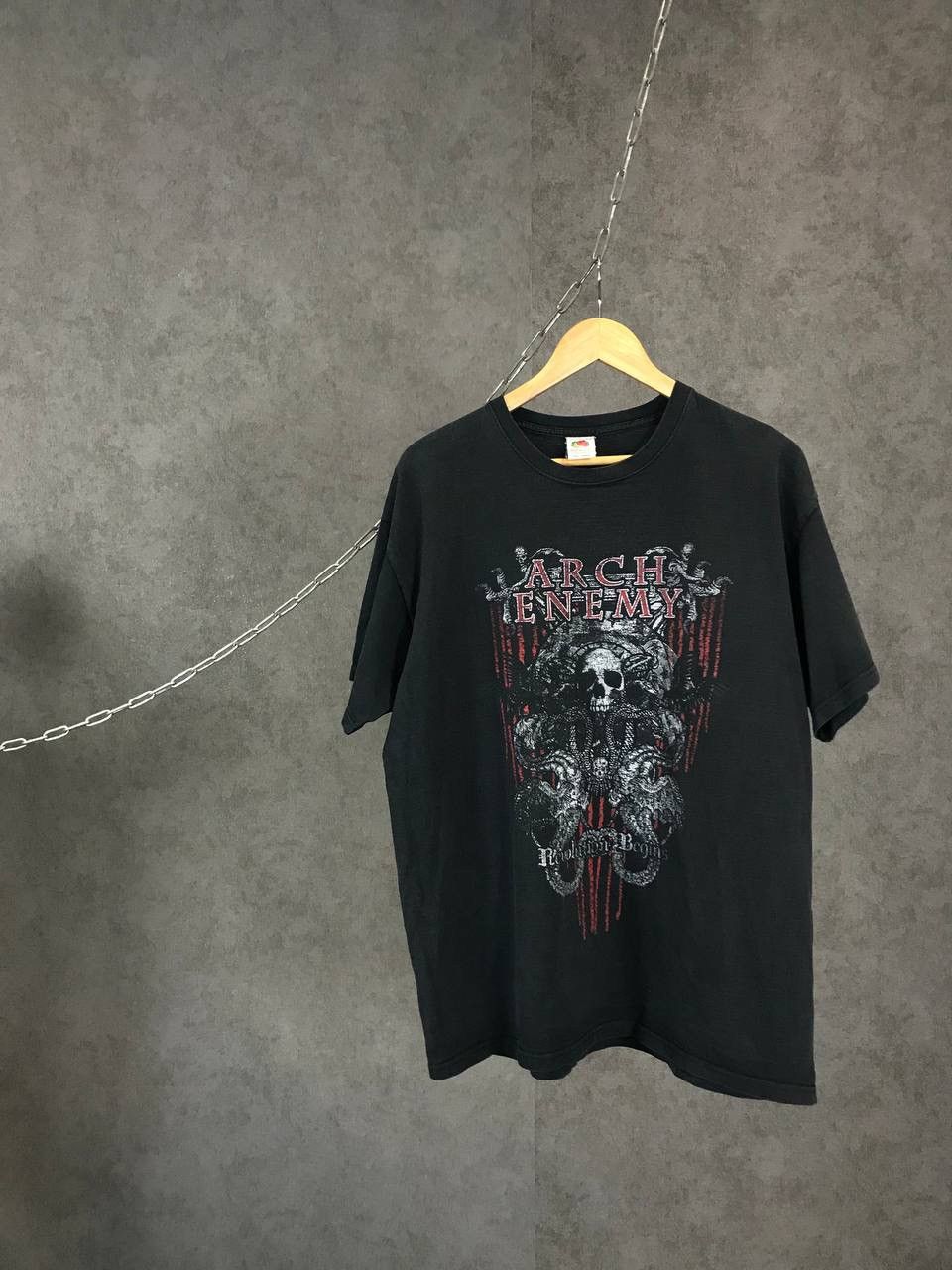 Band Tees Arch Enemy vintage skull rock band tee Size US XL / EU 56 / 4 - 1 Thumbnail