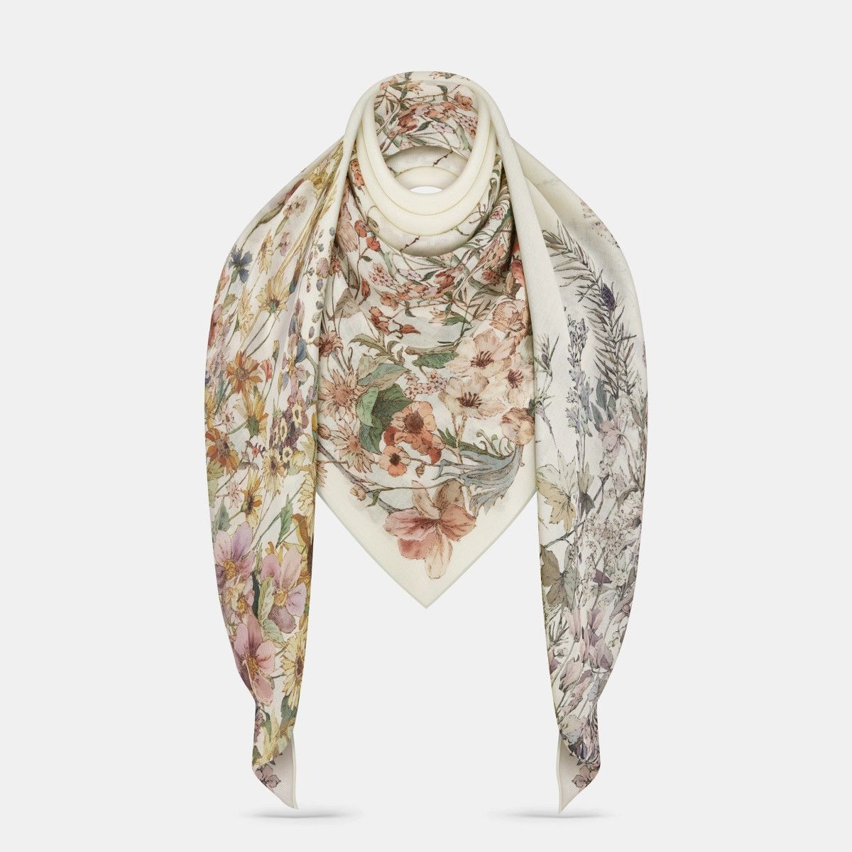 Dior o1bcso1str0226 Size:OS/4 Saisons Shawl in Multicolor Size ONE SIZE - 4 Thumbnail