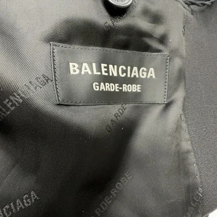 Balenciaga Balenciaga Black Long Sleeve Casual Suit Jacket 0079-2507 Size US S / EU 44-46 / 1 - 4 Thumbnail