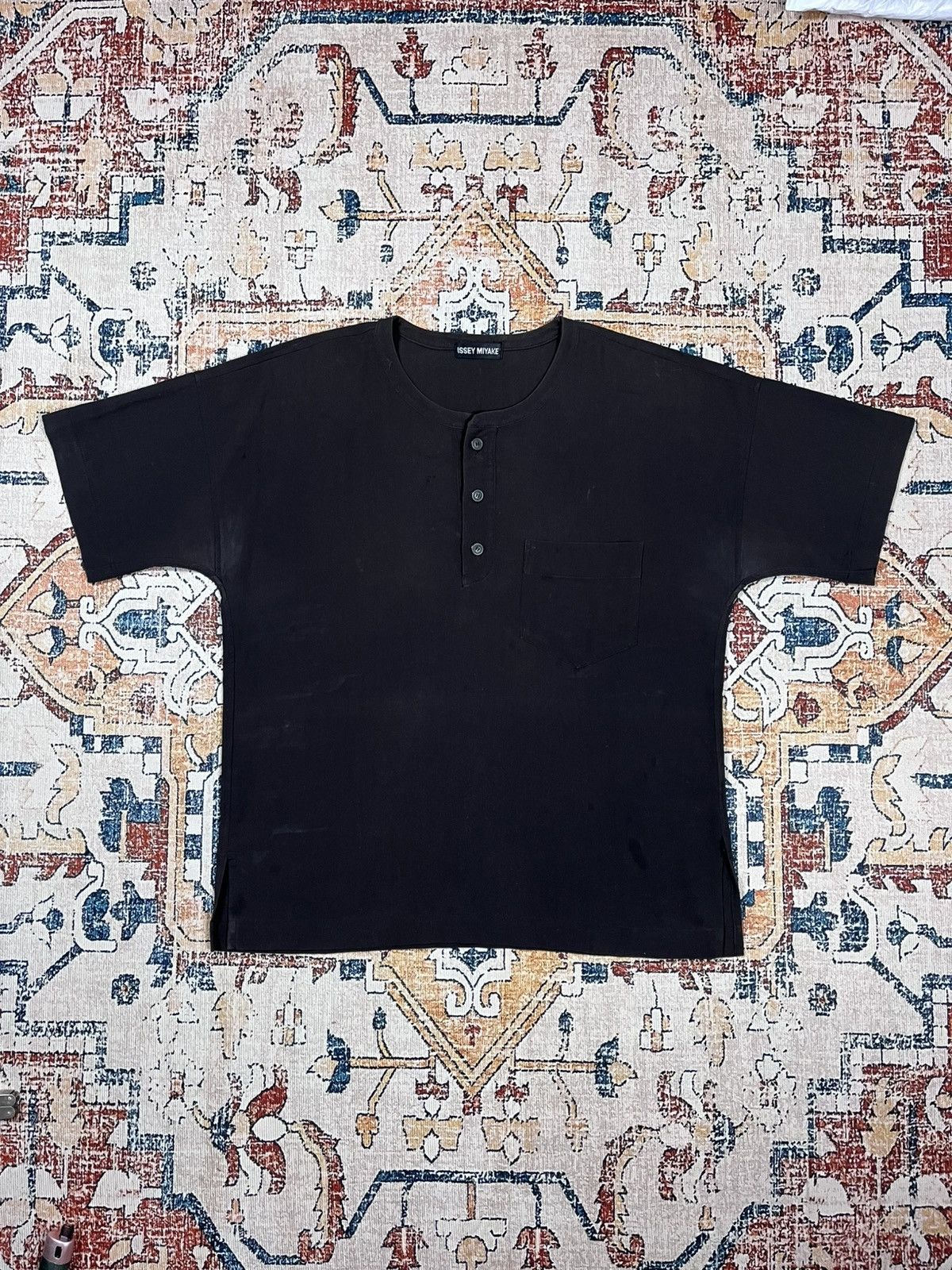 Issey Miyake Vtg Issey Miyake Pocket Tee Size US L / EU 52-54 / 3 - 2 Thumbnail