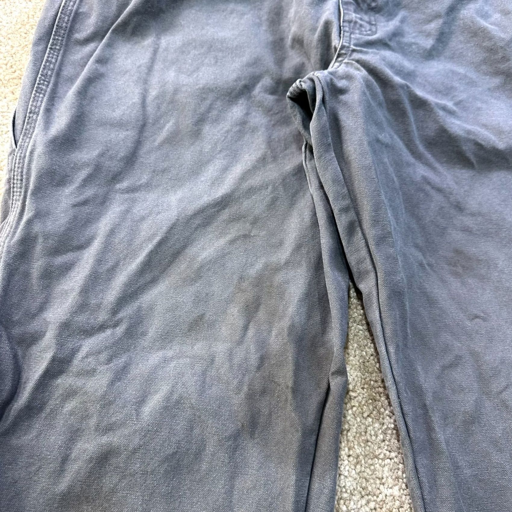 Dickies VINTAGE Dickies Relaxed fit Carpenter Pants Men's 36x32 Gray Workwear Distressed Size US 36 / EU 52 - 3 Thumbnail