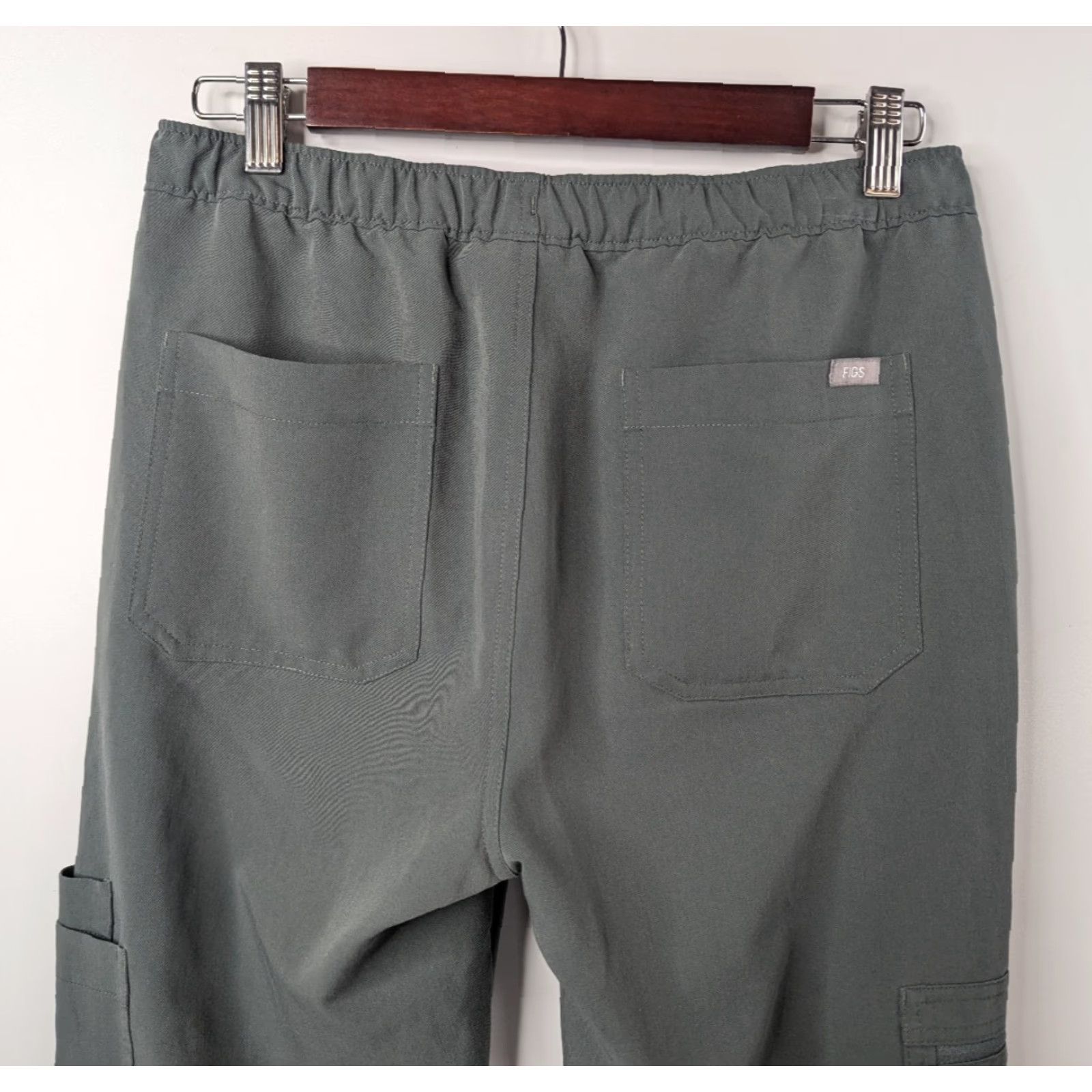 Vintage Figs Men's Cairo Cargo Scrub Pants XS Forest Green Blue Medical Nurse TM3001 Size US 27 - 5 Thumbnail