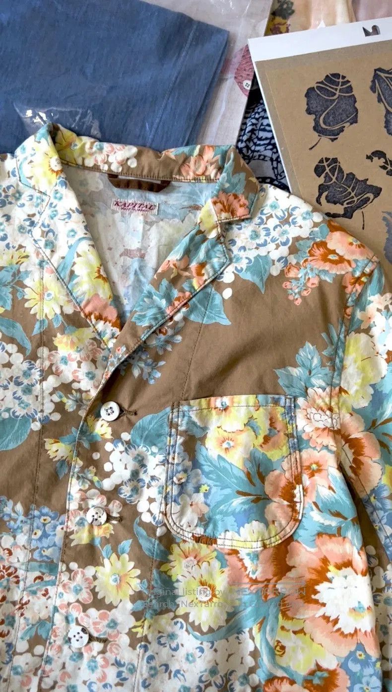 Kapital Kapital Floral Print Light Cotton Jacket Size US M / EU 48-50 / 2 - 4 Thumbnail
