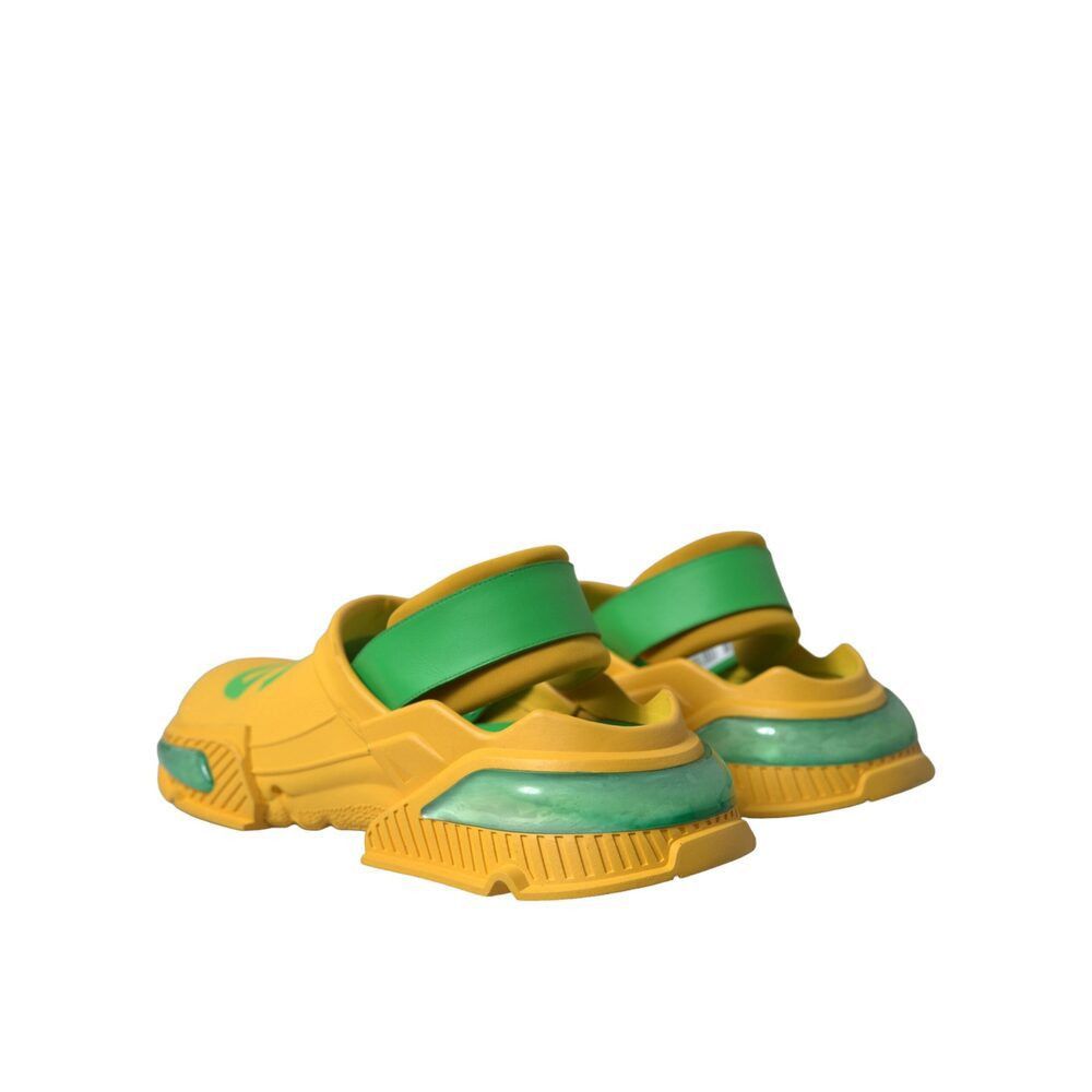 Dolce & Gabbana Dolce & Gabbana Chic Rubber Clogs Slippers in Lush Colors Size US 11 / EU 44 - 4 Thumbnail