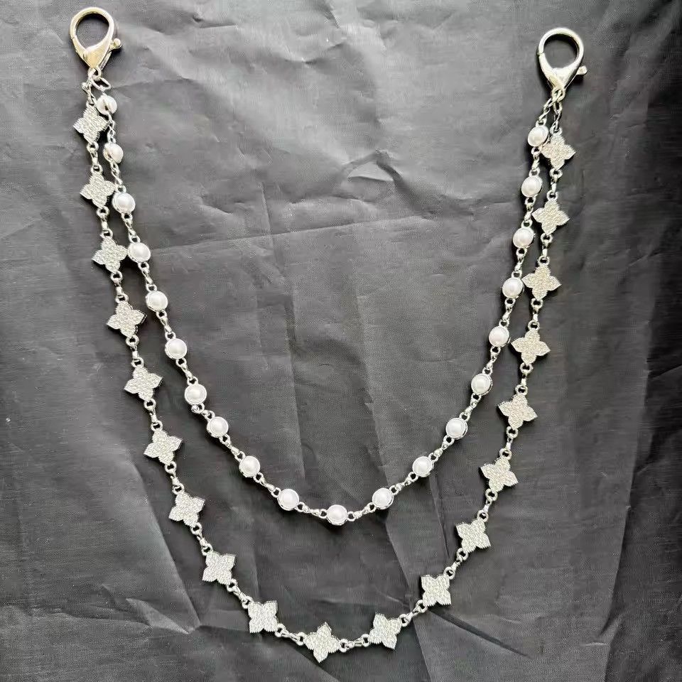 Jewelry Y2K Iced-Out Jewel Wallet Chain Size ONE SIZE - 1 Thumbnail