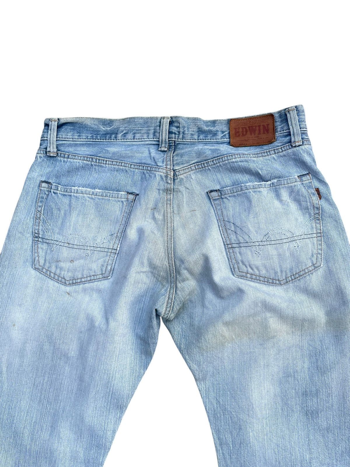 Edwin Vintage Edwin 505ZX Selvedge Distresed Jeans Size US 36 / EU 52 - 9 Thumbnail