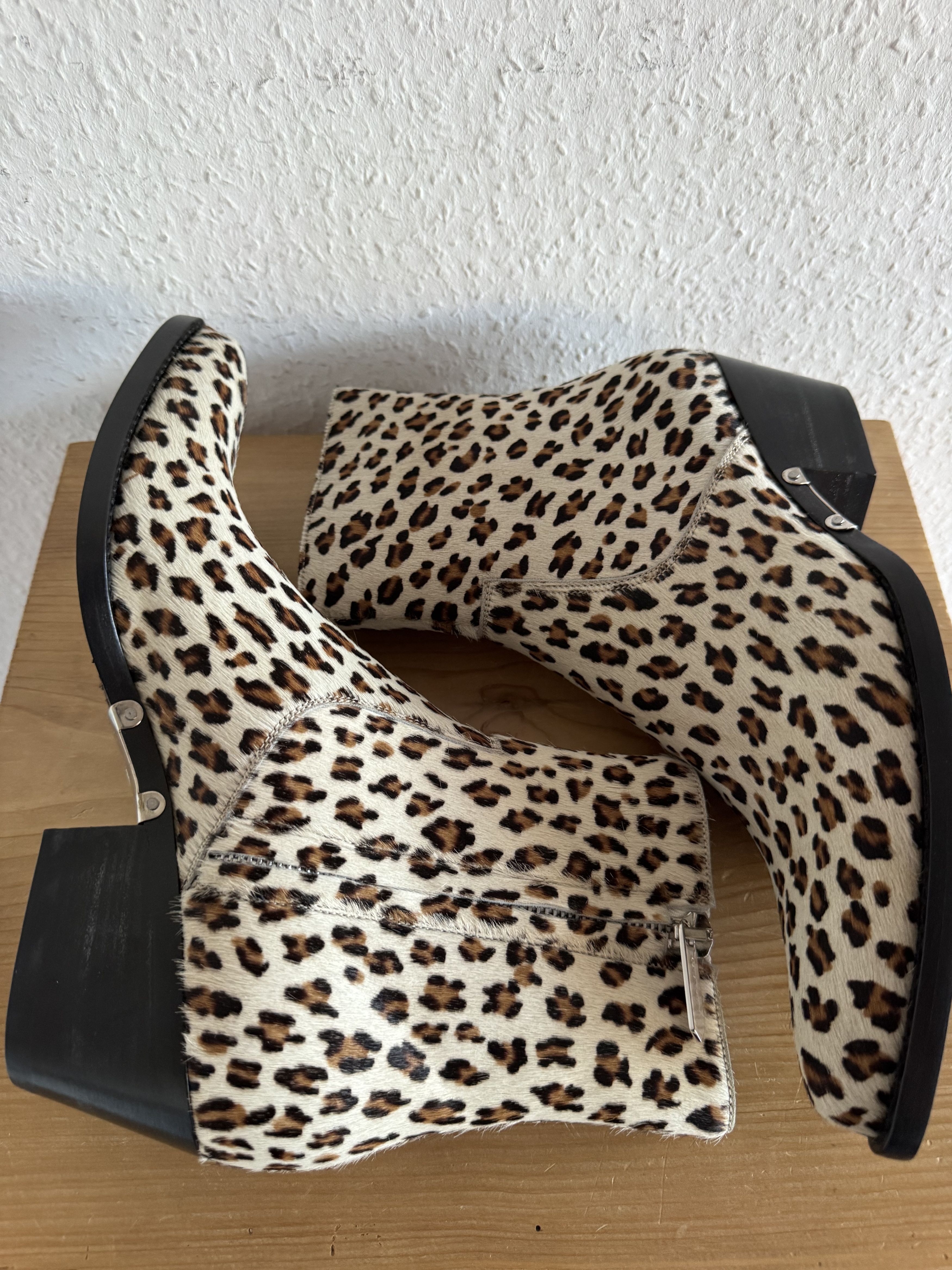 Calvin Klein 205W39NYC Pony Hair Spazzolato Ankle Boots Size US 8 / EU 41 - 1 Thumbnail