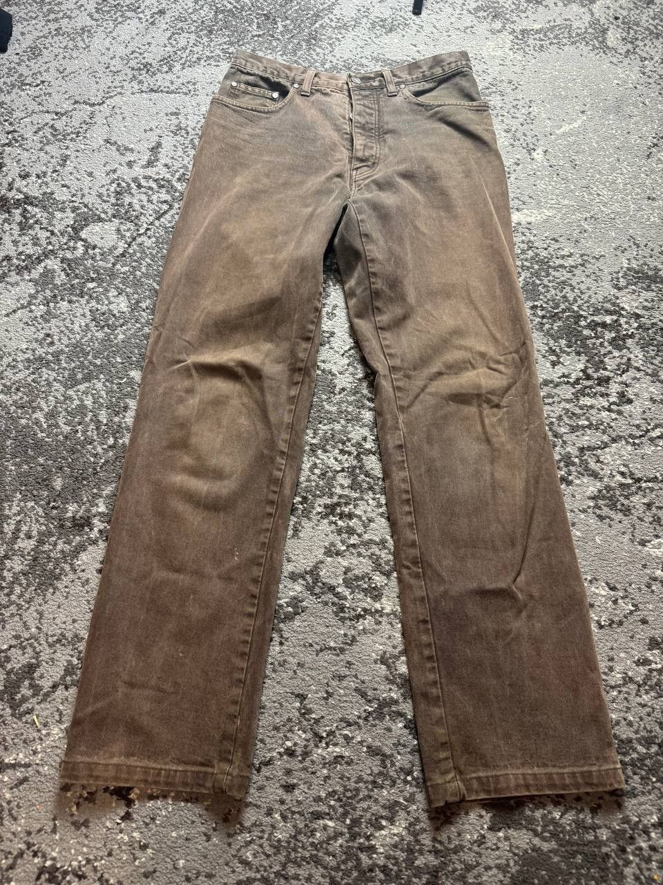 Missoni Vintage y2k Missoni Brown Denim Luxury Pants Size US 32 / EU 48 - 2 Thumbnail