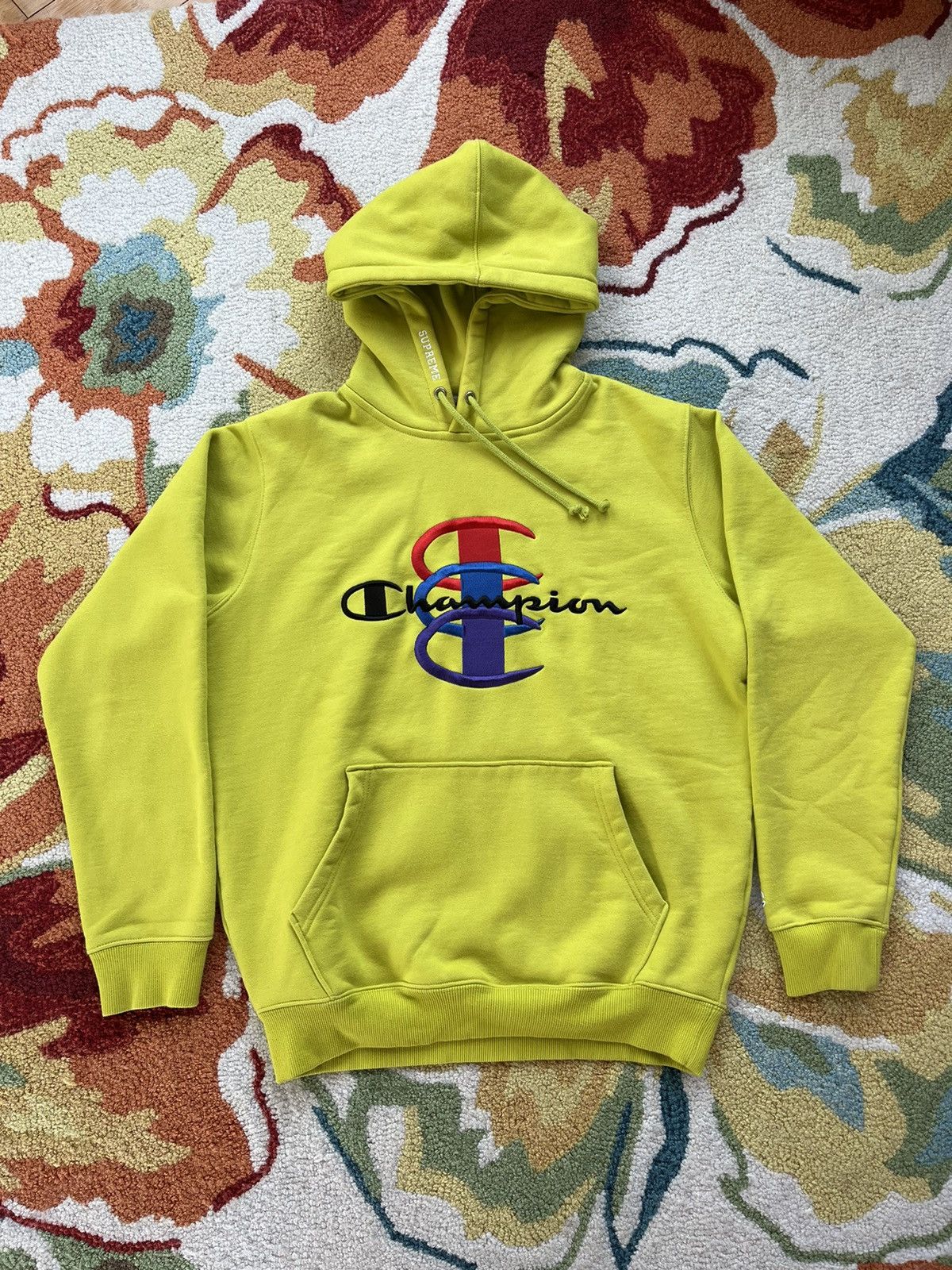 Supreme champion shop stacked c hoodie